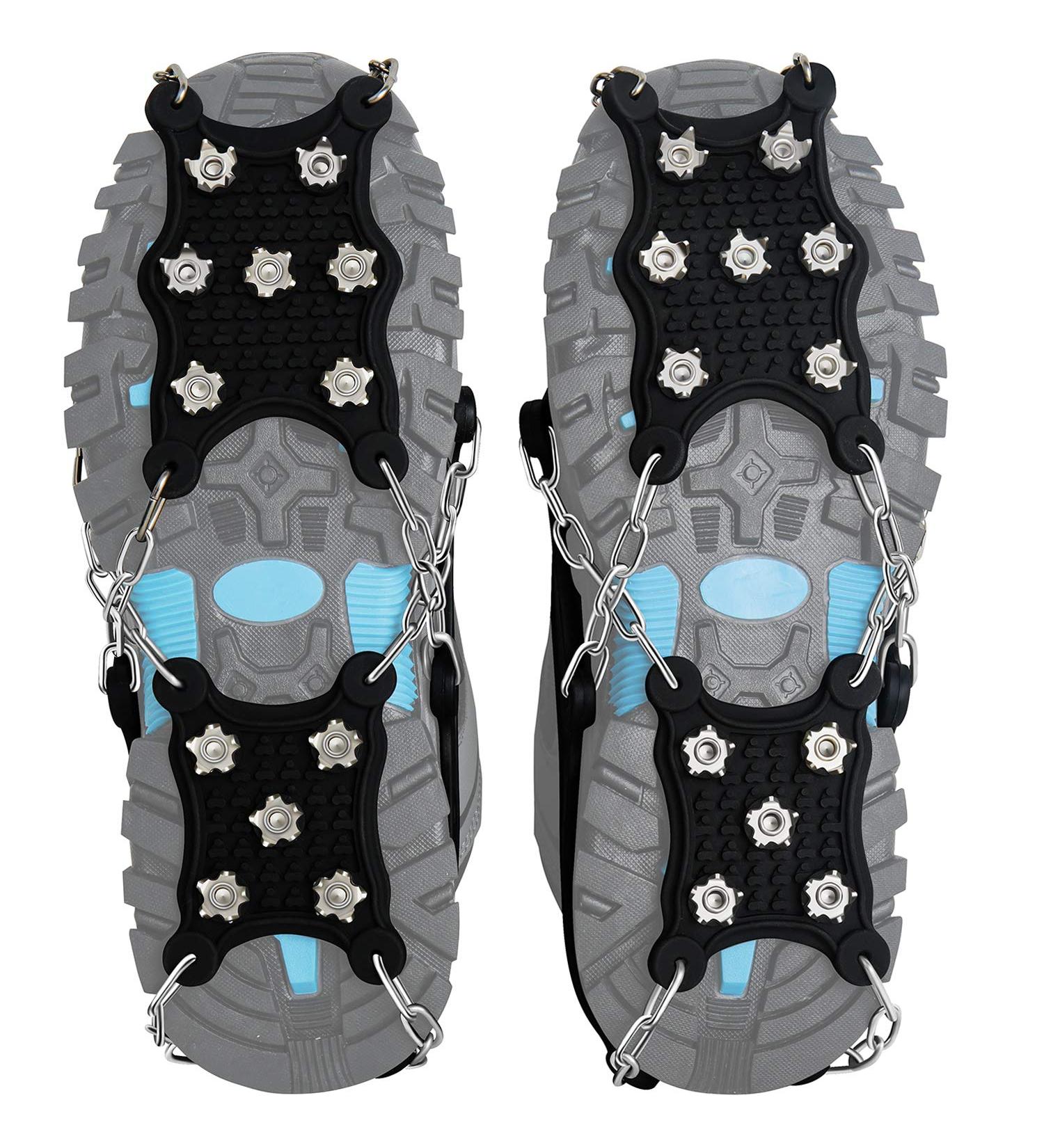 12-Stud Crampons Shoe Spikes | Innovative Ice Cleats for Boots | Best Grip for Winter | Shop Now! - Buy Online on GoSupps.com