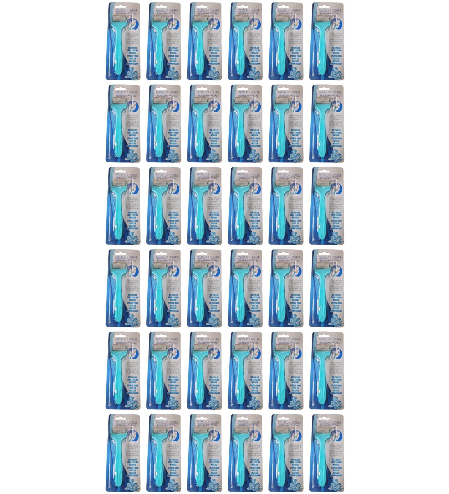 Facial Ice Roller for Puffiness & Redness Relief - 36 Pack Freezer Storage - Blue | Shop Internationally - Buy Online on GoSupps.com