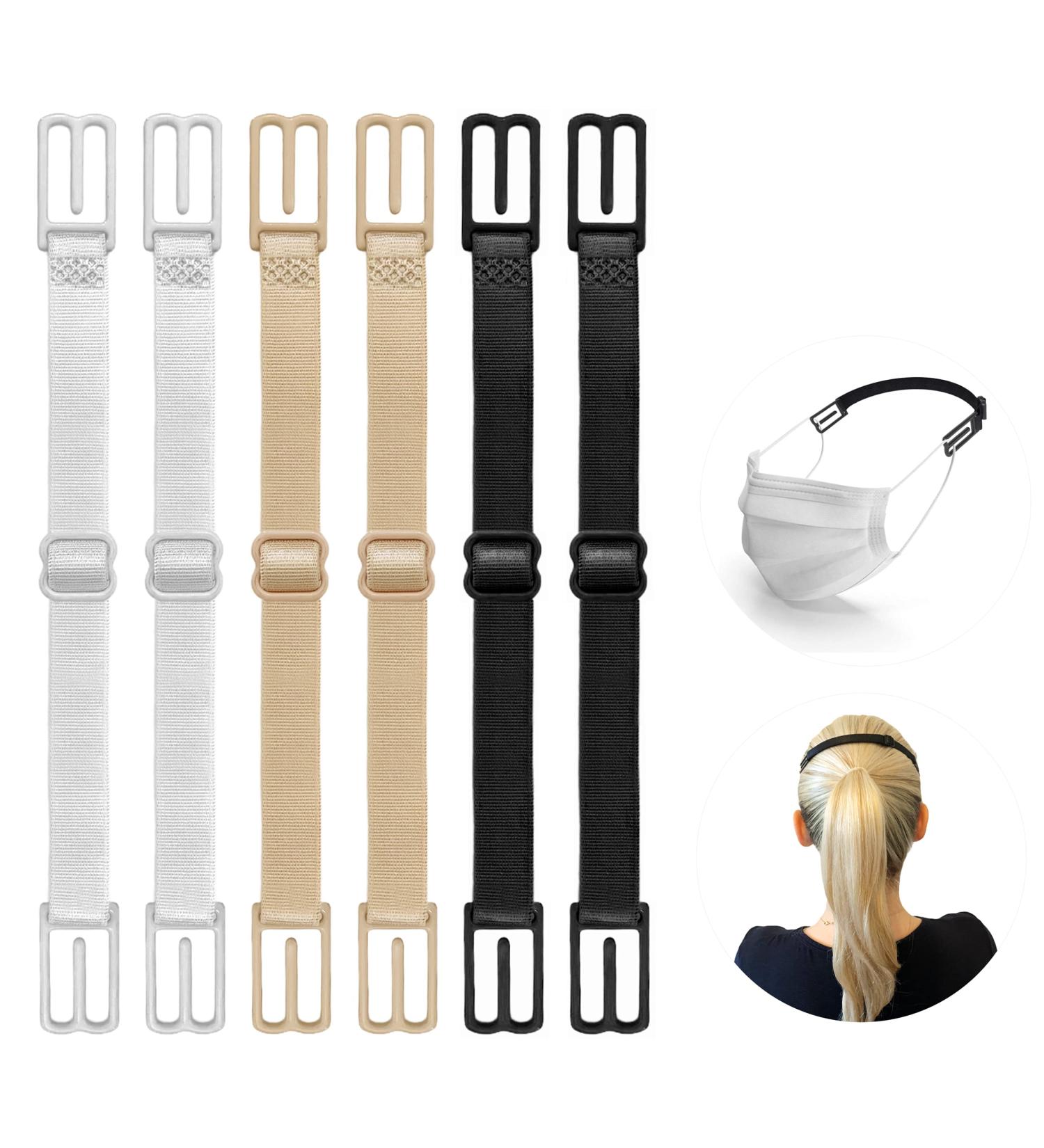Shop Lanny's Adjustable Mask Holder - Extra Long Elastic Extensions for Comfort | 6 Set Multicolored FFP2 Ear Support - Buy Online on GoSupps.com