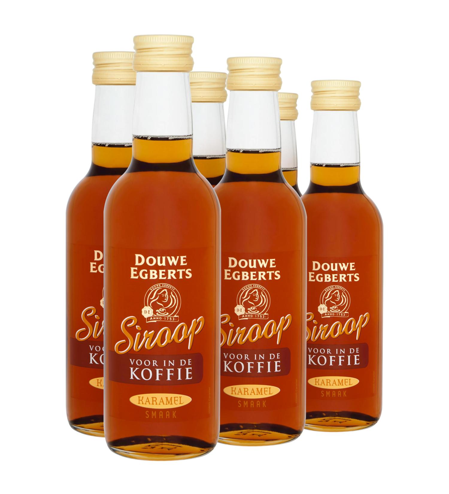 Sweet Egberts Caramel Coffee Syrup 6 x 250 ml