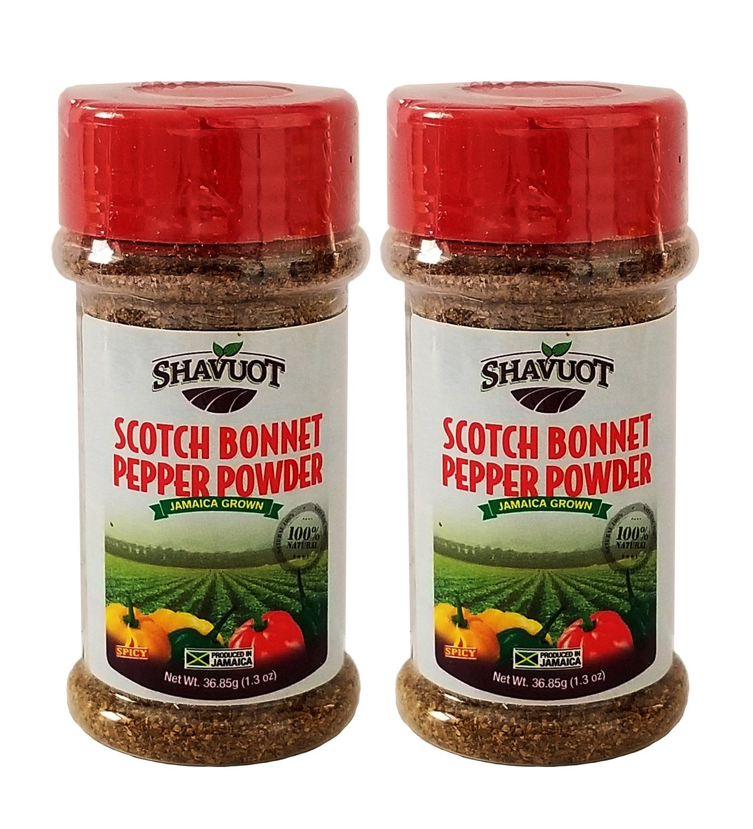 Jamaican Scotch Bonnet Pepper Powder 1.3oz - Pack of 2 | Shavuot | Spicy Seasoning - Buy Online on GoSupps.com