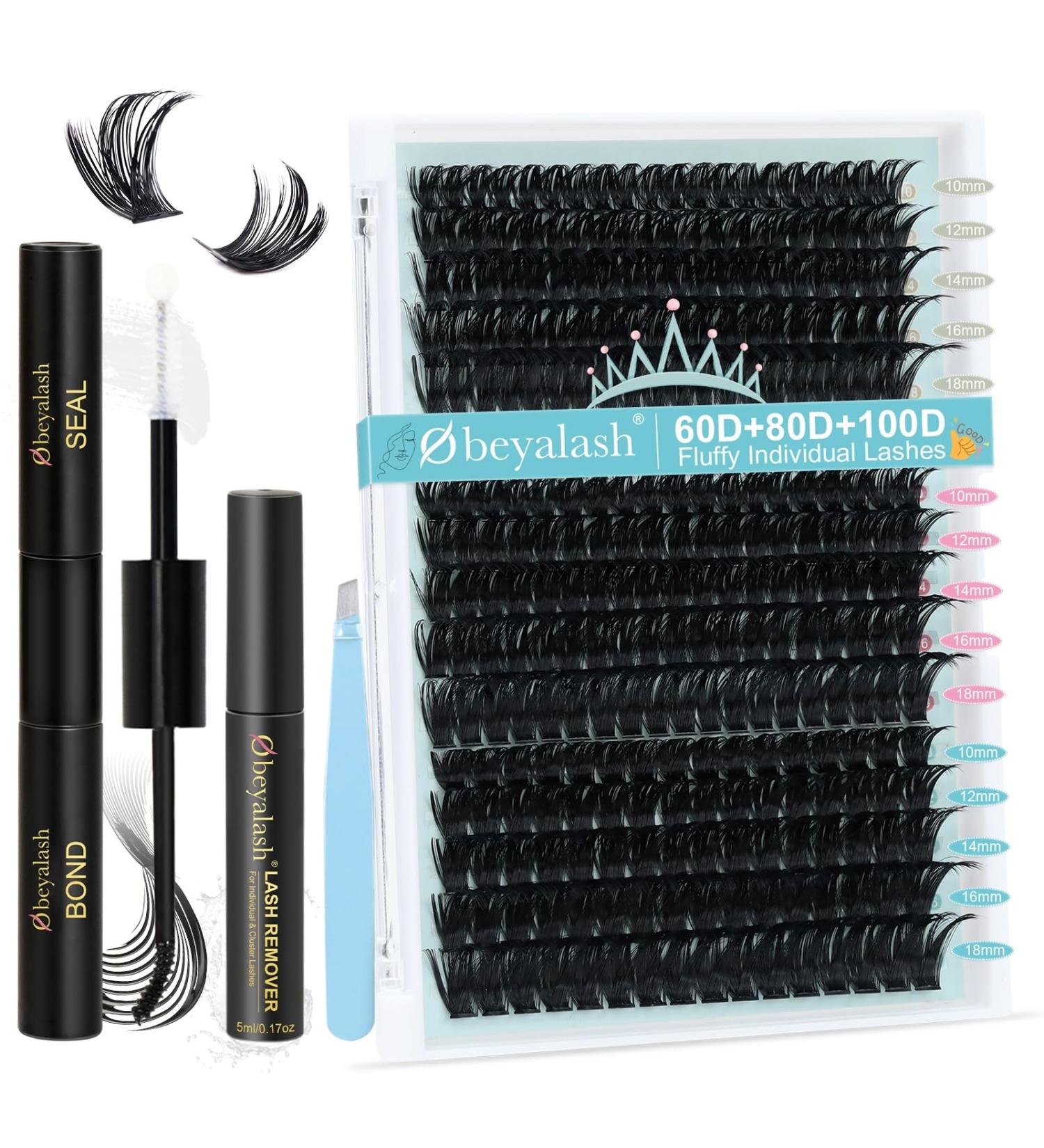 Obeyalash Fluffy Lash Clusters 60D 80D 100D - Premium Quality for Stunning Eyes | International Shipping Available - Buy Online on GoSupps.com