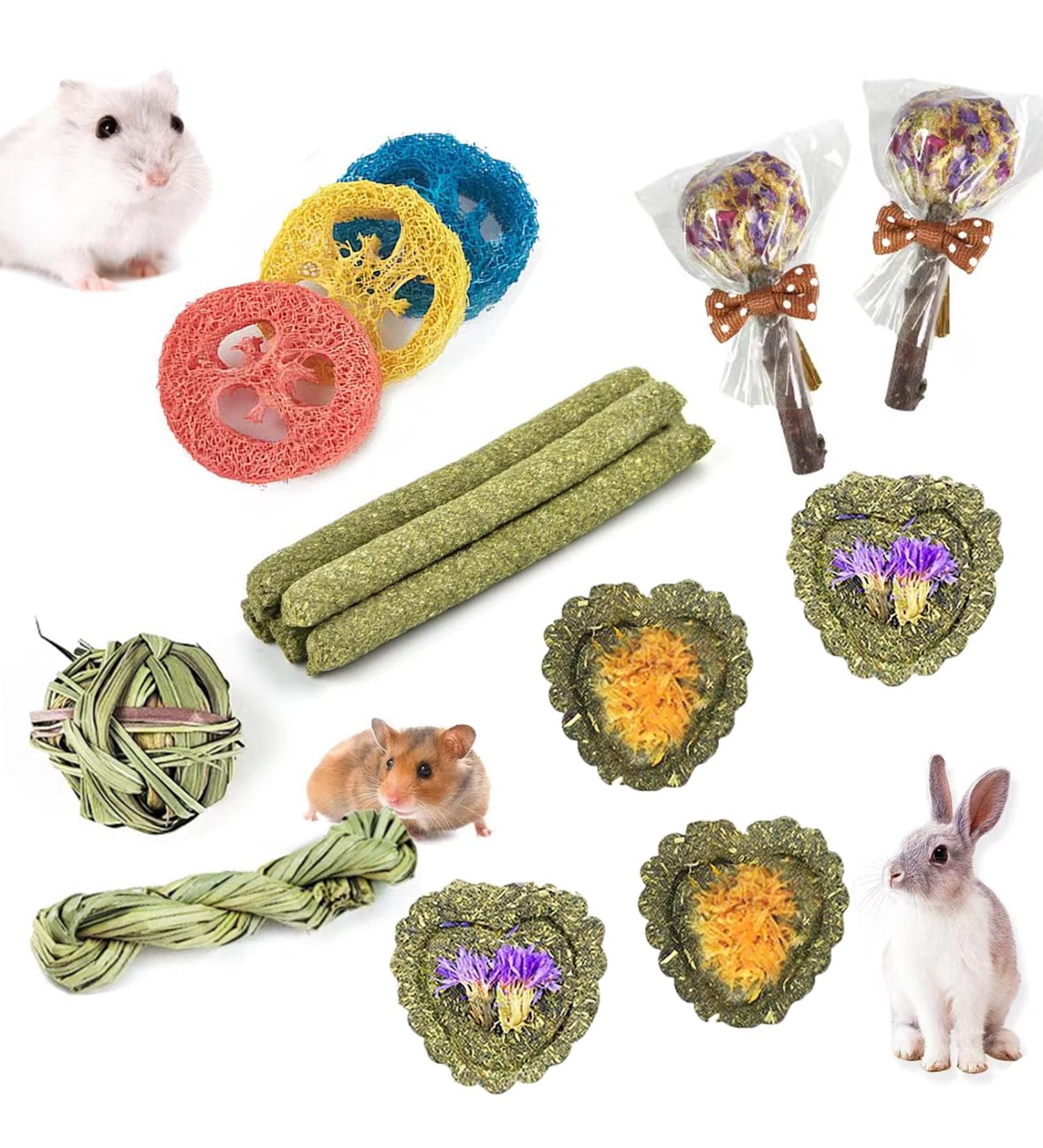 Fipases Rabbit Cake Stuff - 16 Natural Timothy Hay Kieletzeiten for Dental Health | Ideal for Rabbits Guinea Pigs Hamsters & Holland Lops - Buy Online on GoSupps.com