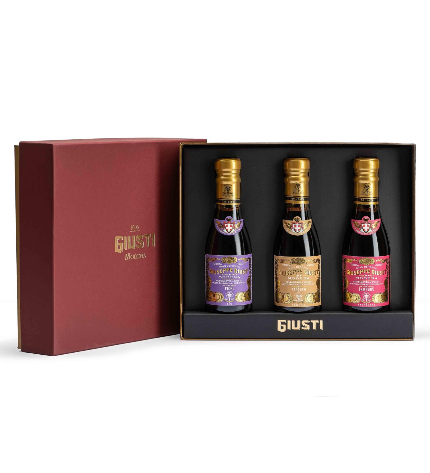 Giusti - Trio Flavored Condiments - Fig Raspberry Truffle - 3x100ml - Buy Online on GoSupps.com