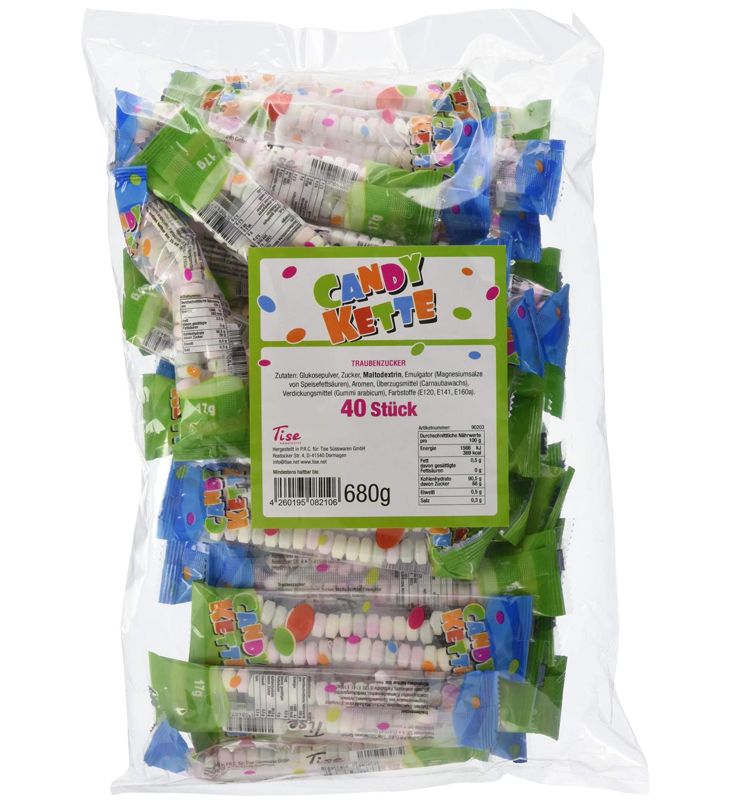 Buy 40-Piece Glucose Candy Chains - Delicious International Shipping Available! - Buy Online on GoSupps.com