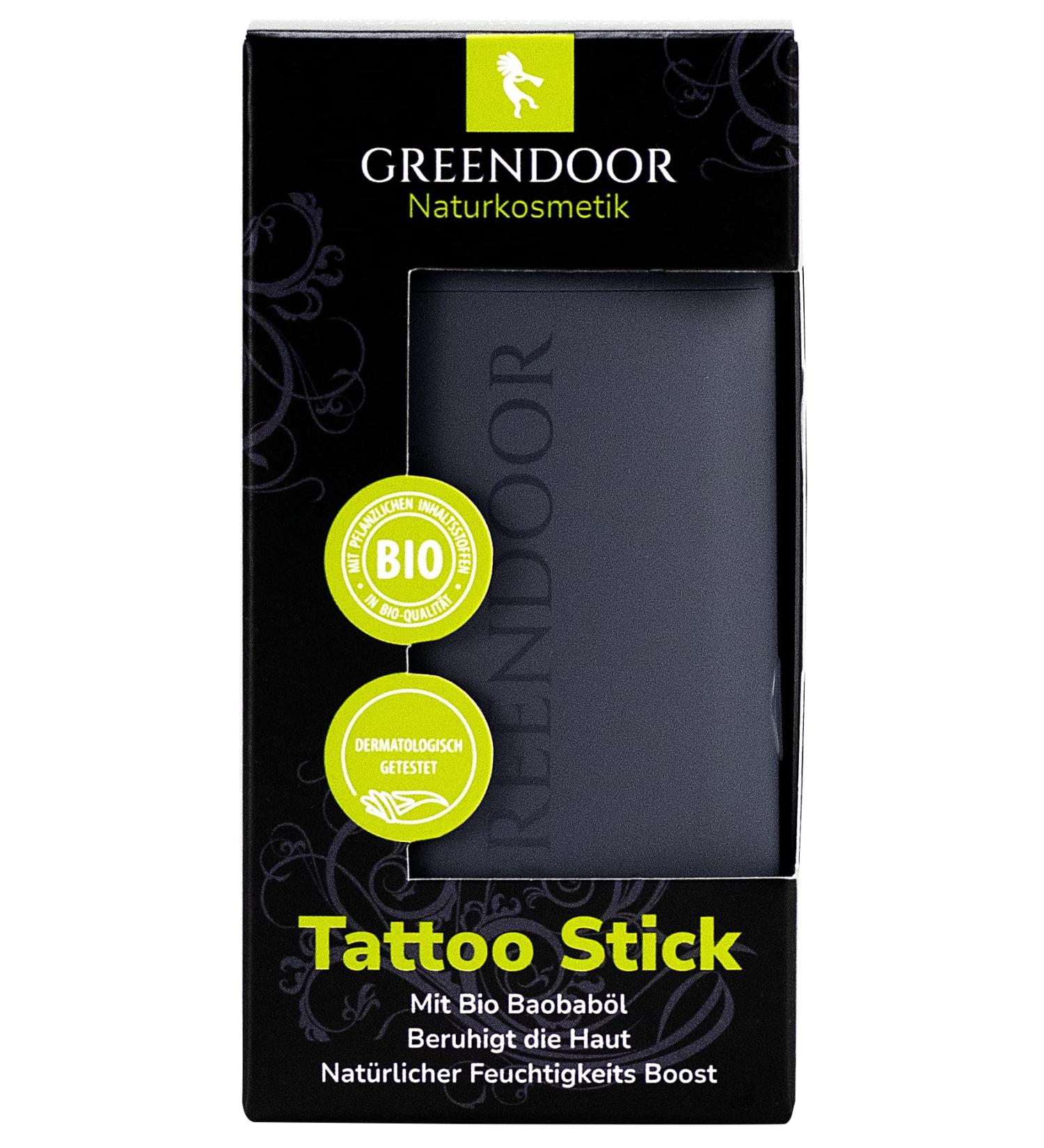 GREENDOOR Kit de soin de tatouage 34 g syst me de recharge avec tui v g talien test dermatologiquement gaine en ABS indestructible anthracite - Buy Online on GoSupps.com