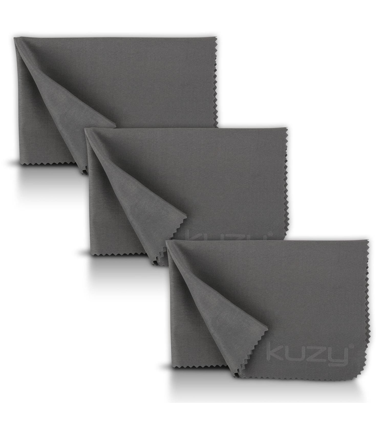 Kuzy Microfiber Cleaning Cloth 3pc Set for Electronics - MacBook Screen Cleaner & Keyboard Cover Cloth - Glasses & Eyeglass Cleaning Cloth - 13-16 inch Pro & Air Models - Buy Online on GoSupps.com
