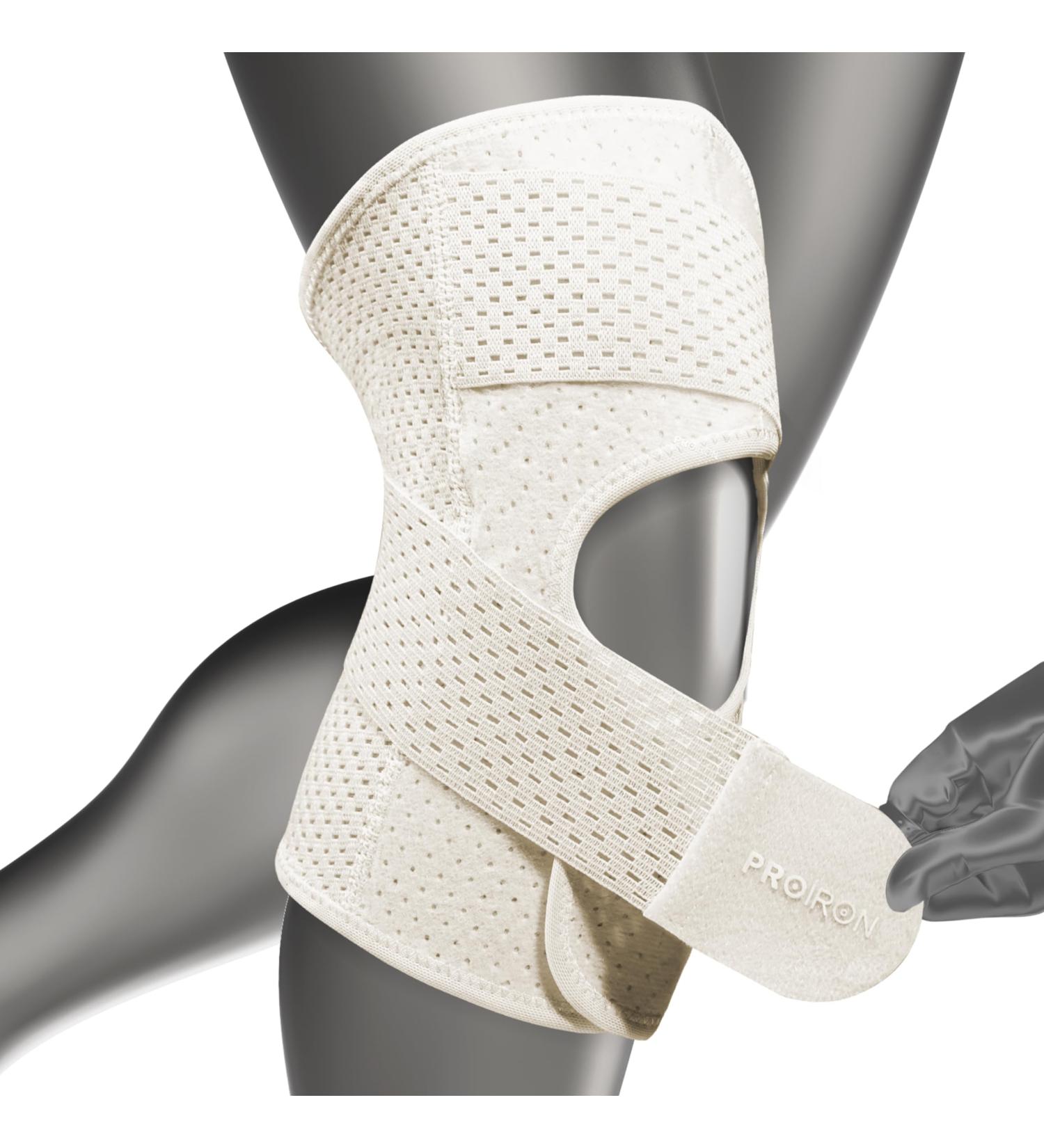 Proiron Breathable Knee Bandage - Adjustable Knee Support for Men & Women | Perfect for Sports Running Jogging & Volleyball - Size L (1PC) - Buy Online on GoSupps.com