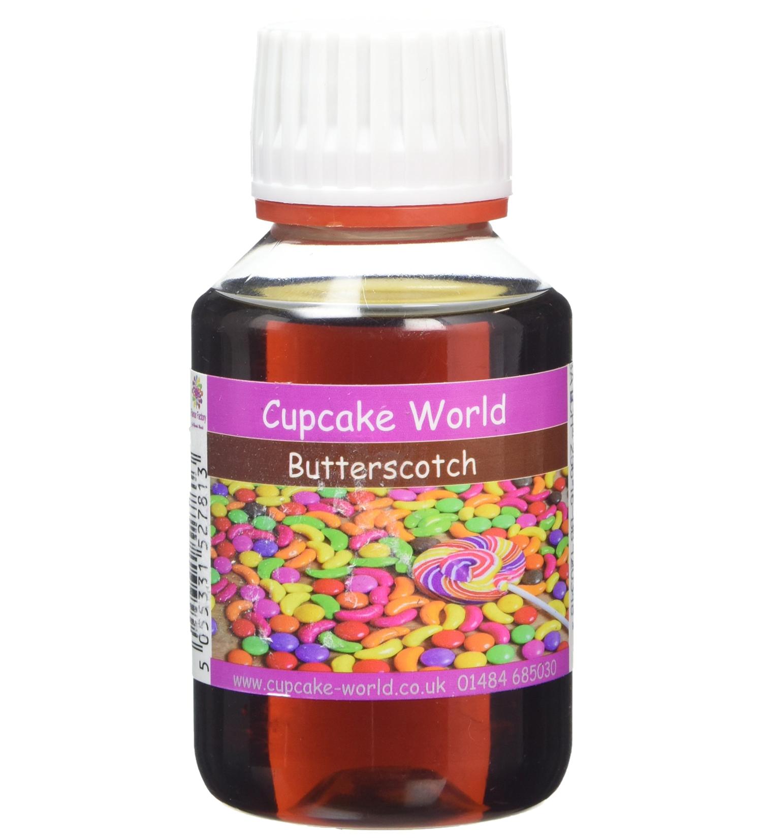 Cupcake World Intense Food Flavouring Butterscotch 100 ml - Buy Online on GoSupps.com