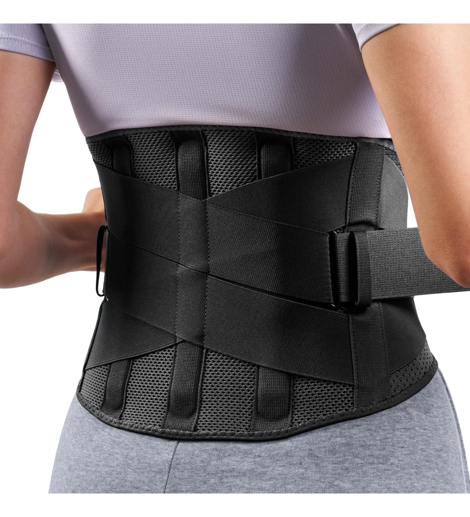 Freetoo Back Support Belt for Men & Women - Breathable 5 Stays XXL (130-165cm) | Ideal for Sports & Comfort - Shop Internationally! - Buy Online on GoSupps.com