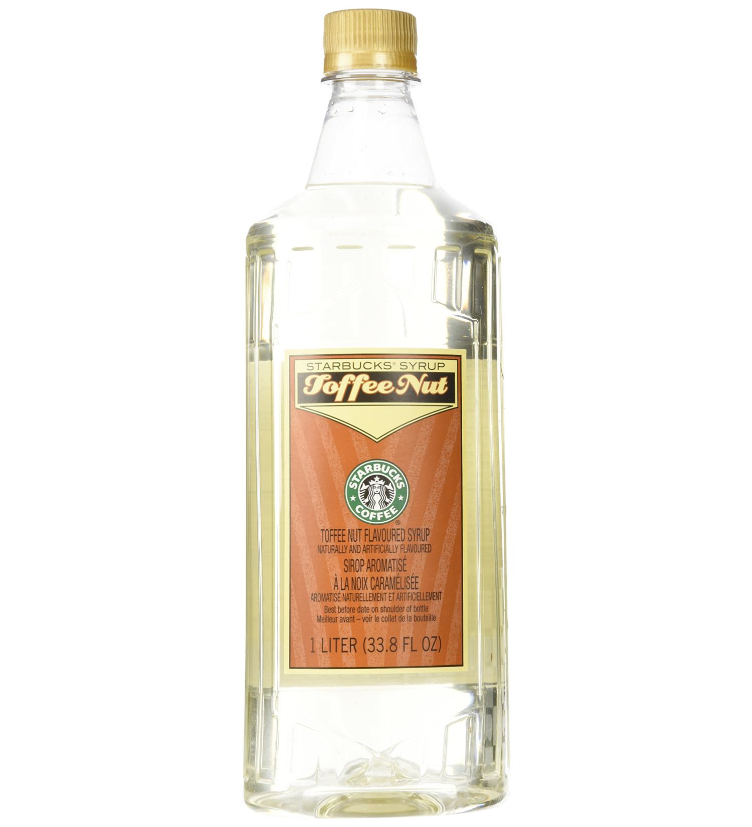 Starbucks Toffee Nut Syrup (1-Liter) - Delicious Flavor Enhancer for Coffee Lovers - Buy Online on GoSupps.com