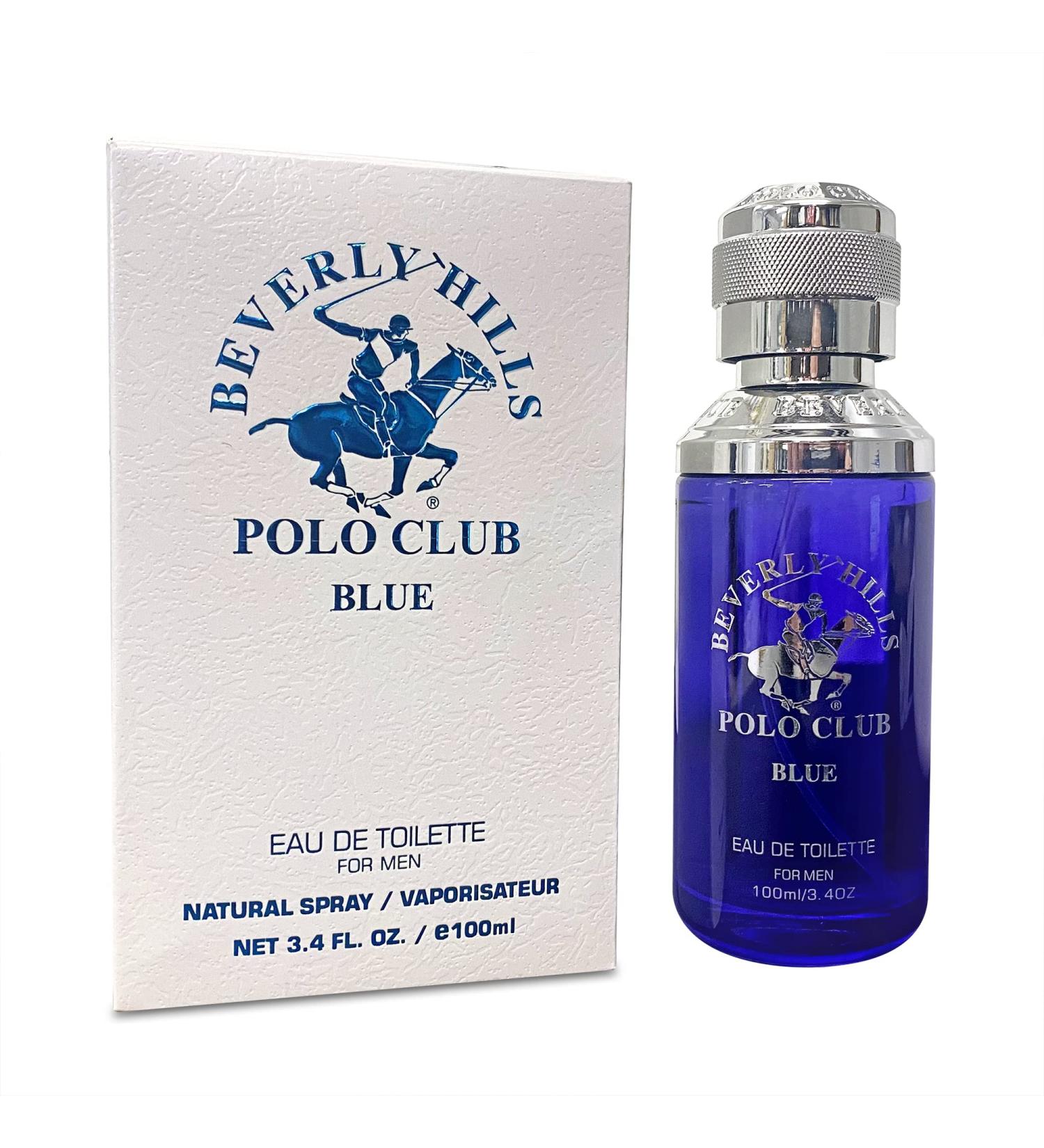 Beverly Hills Polo Club BLUE - Cologne for Men with Notes of Lavender and Sandalwood - Fresh & Oceanic Fragrance Scent - Eau De Toilette Spray 3.40fl.oz / 100ml - Buy Online on GoSupps.com