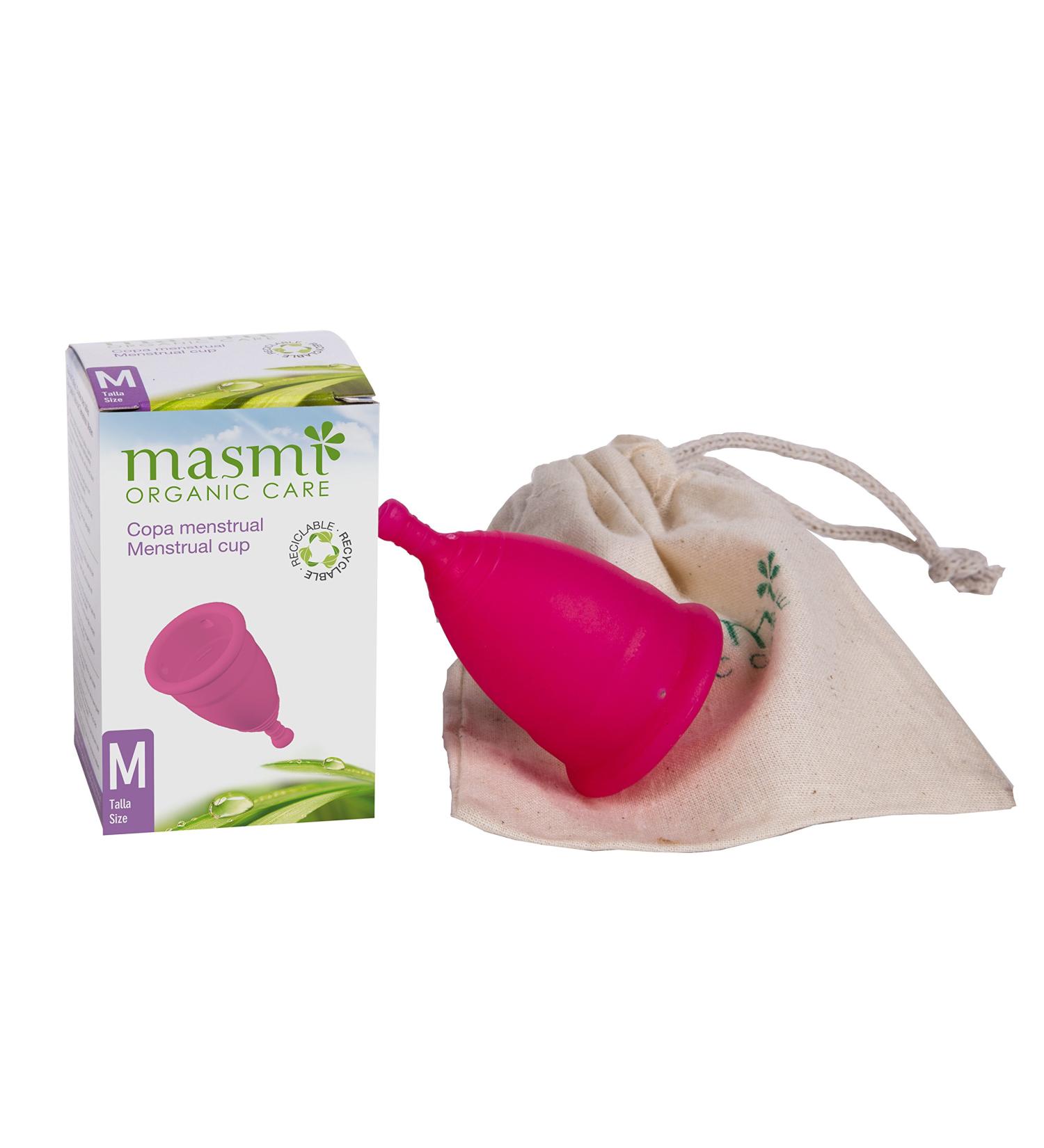 Masmi Menstrual Cup - Hypoallergenic Medical Grade TPE Eco-Friendly & Silicone Free | Shop Internationally - Buy Online on GoSupps.com