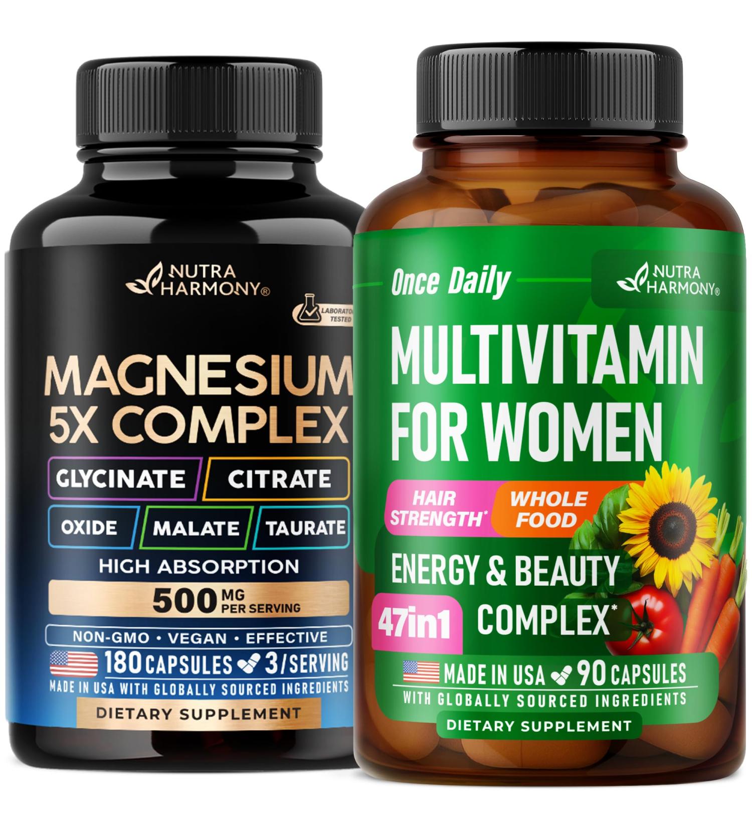 Magnesium Complex & Multivitamins for Women