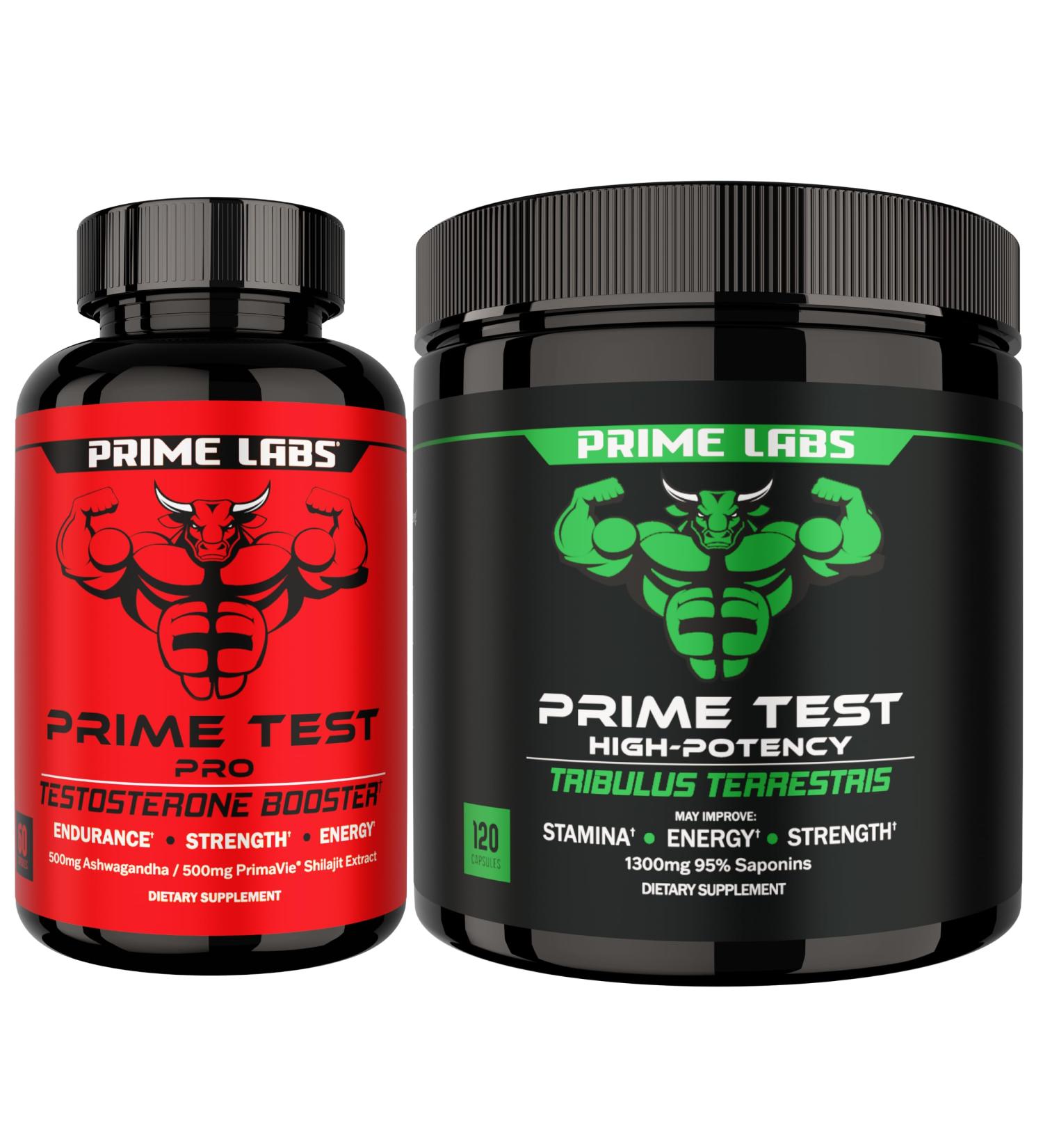 Prime Labs Prime Test Pro + Tribulus Terrestris Capsules - Buy Online on GoSupps.com