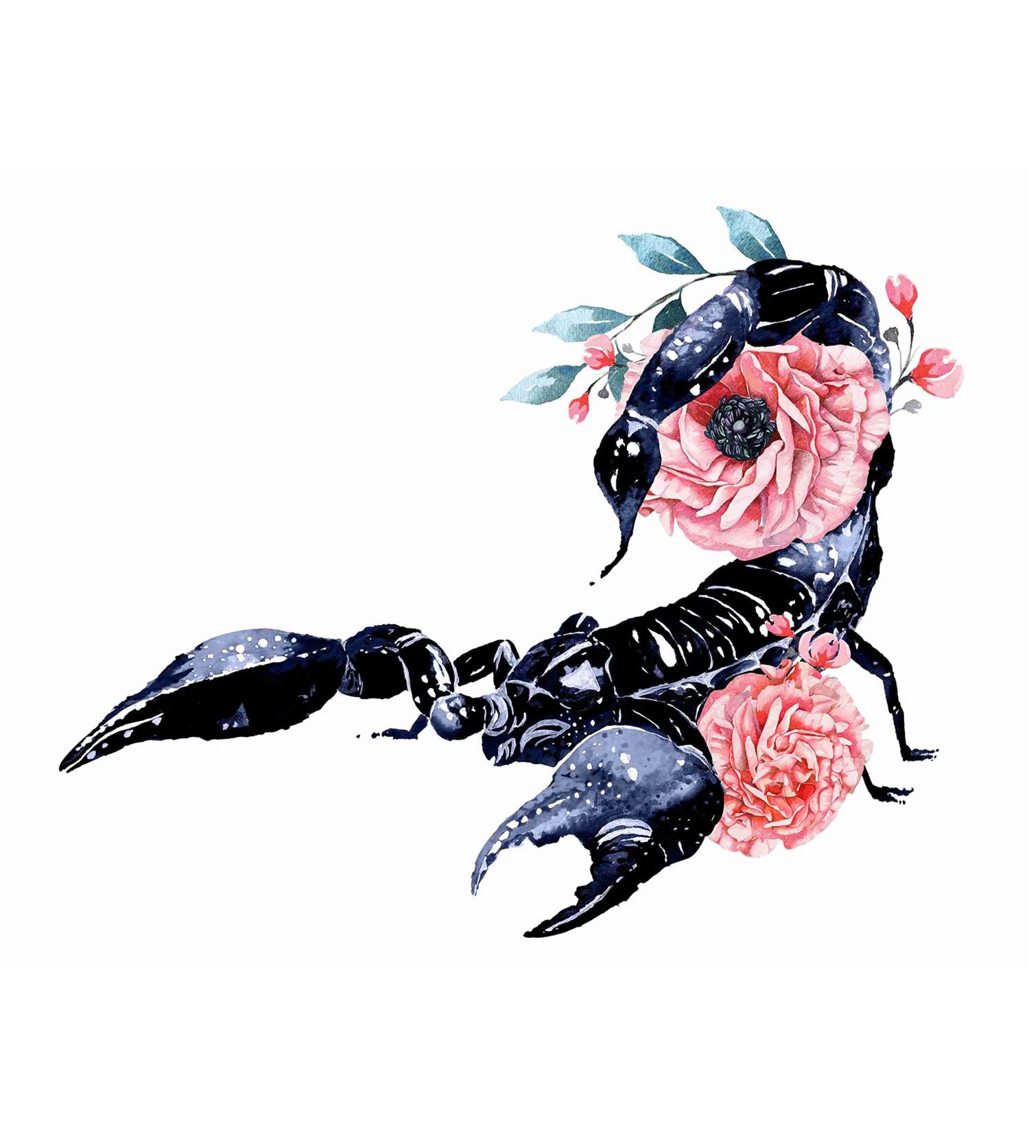 Dopetattoo Temporary Scorpion Tattoo - 6 Sheets, Fake Tattoos for Neck and Arm - Men and Women - Buy Online on GoSupps.com