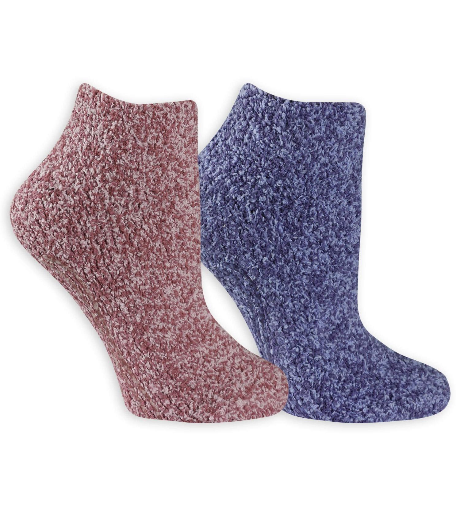 Dr. Scholl's Women's Lavender & Vitamin E Infused Spa Socks - Bottom Grippers - 2 & 3 Pair Packs - Buy Online on GoSupps.com