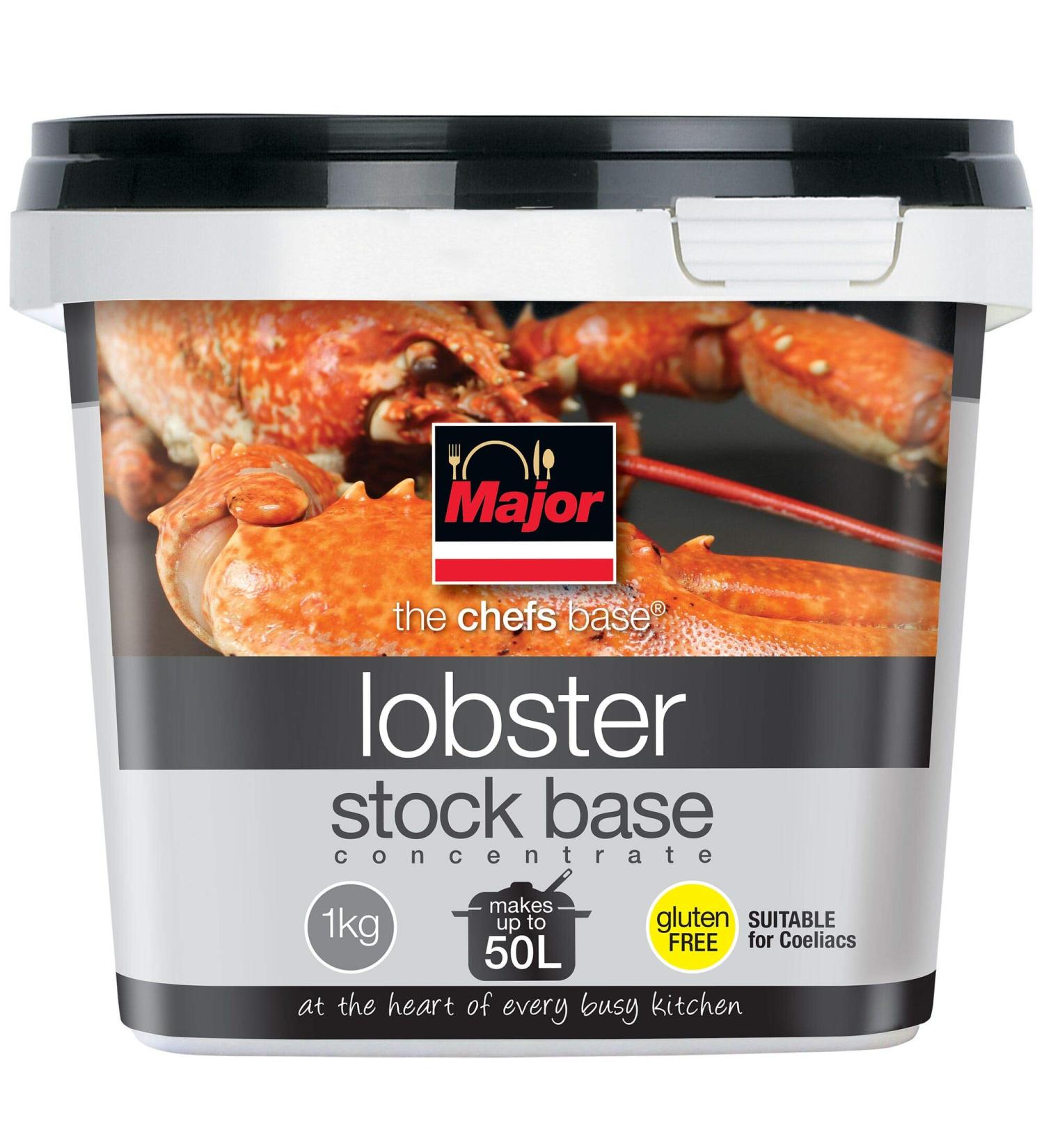 Major Gluten Free Concentrated Lobster Stock Base - 1x1kg