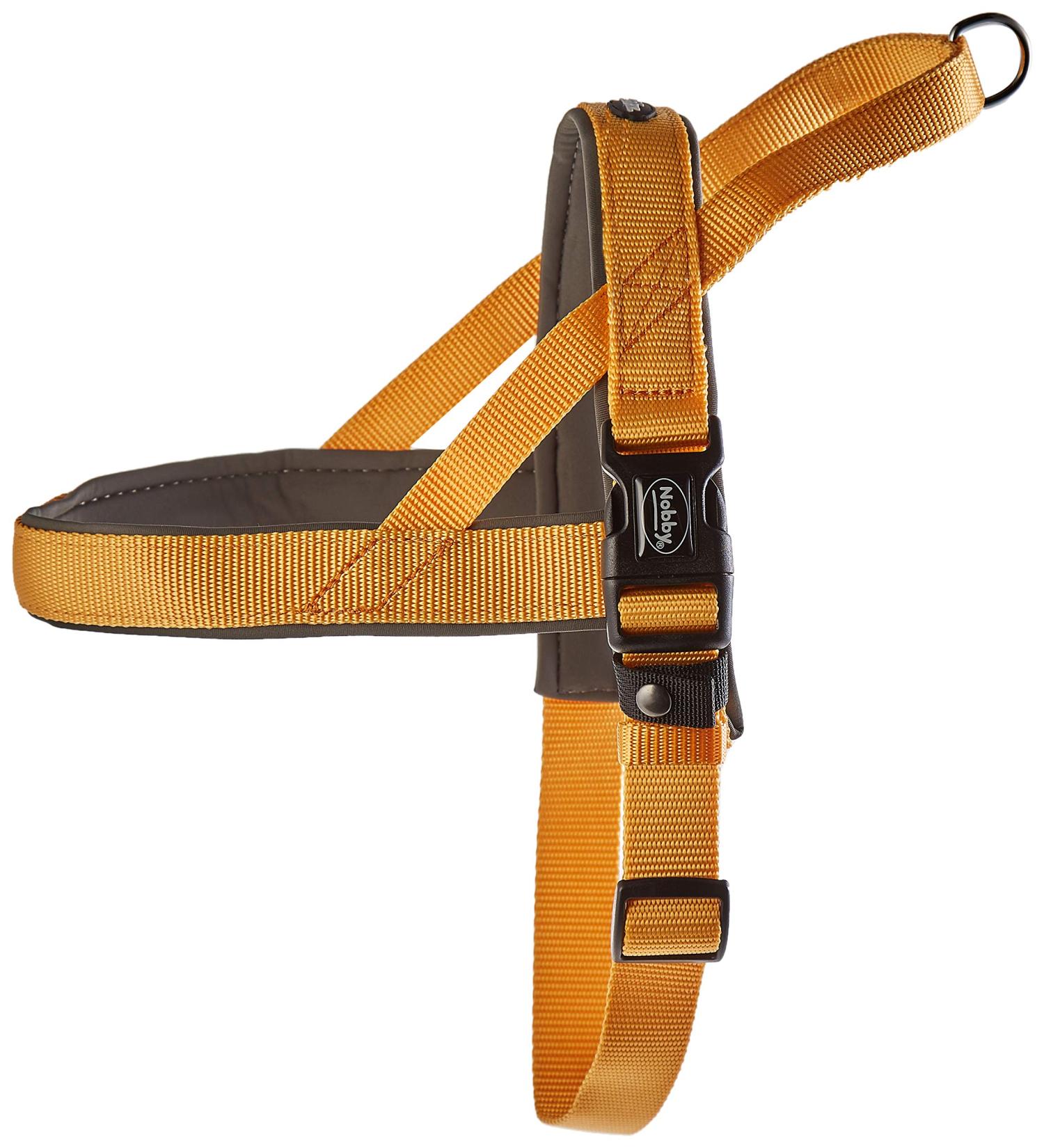 Nobby Norwegian Classic Preno Harness - Orange/Grey Size L (60-76 cm + 46 cm) 25/35 mm - Perfect for Dogs - Buy Online on GoSupps.com