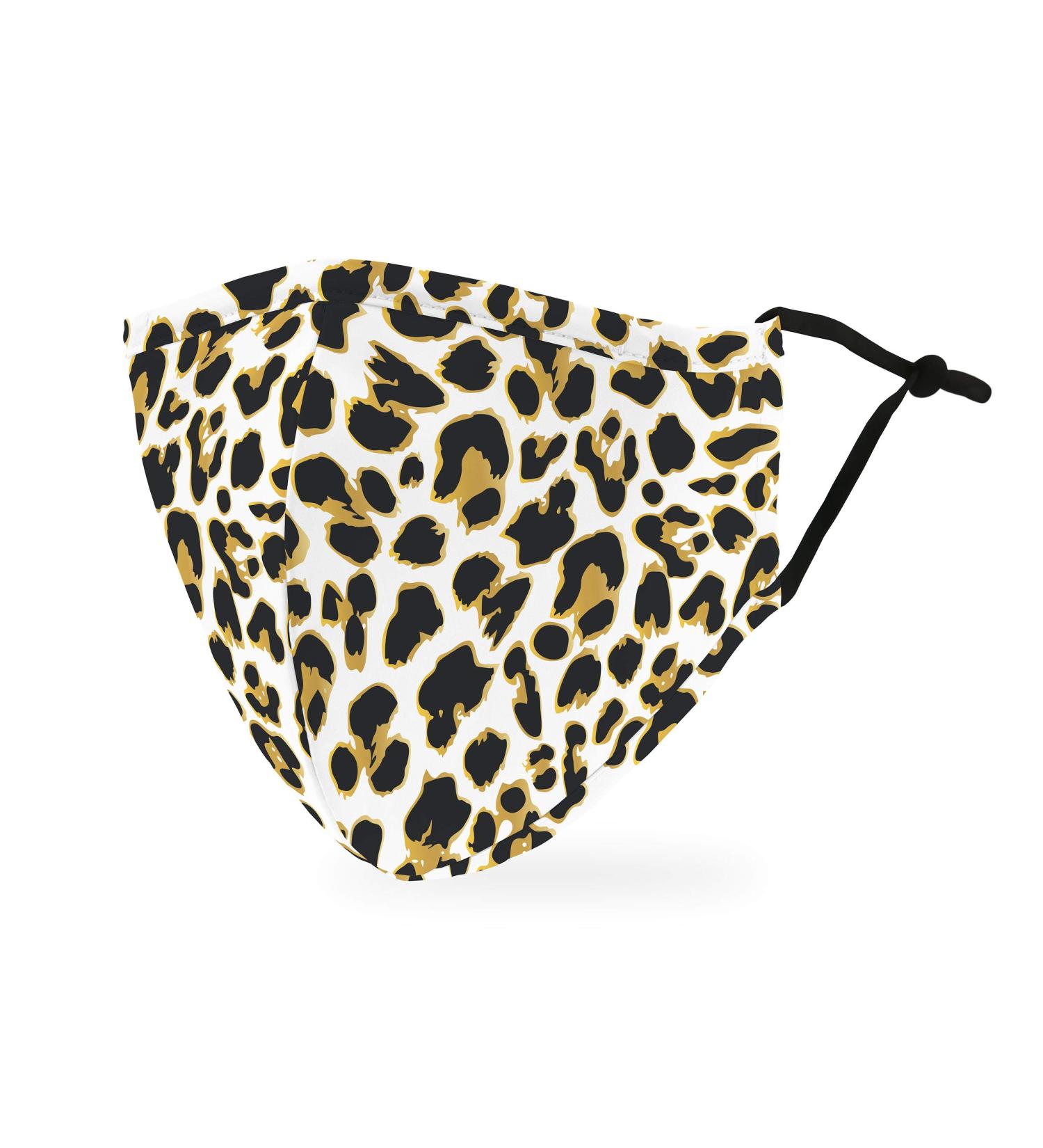 Buy Weddingstar Pack of 3 Leopard Pattern Washable Face Masks - Reusable with Filter Pocket | International Shipping - Buy Online on GoSupps.com