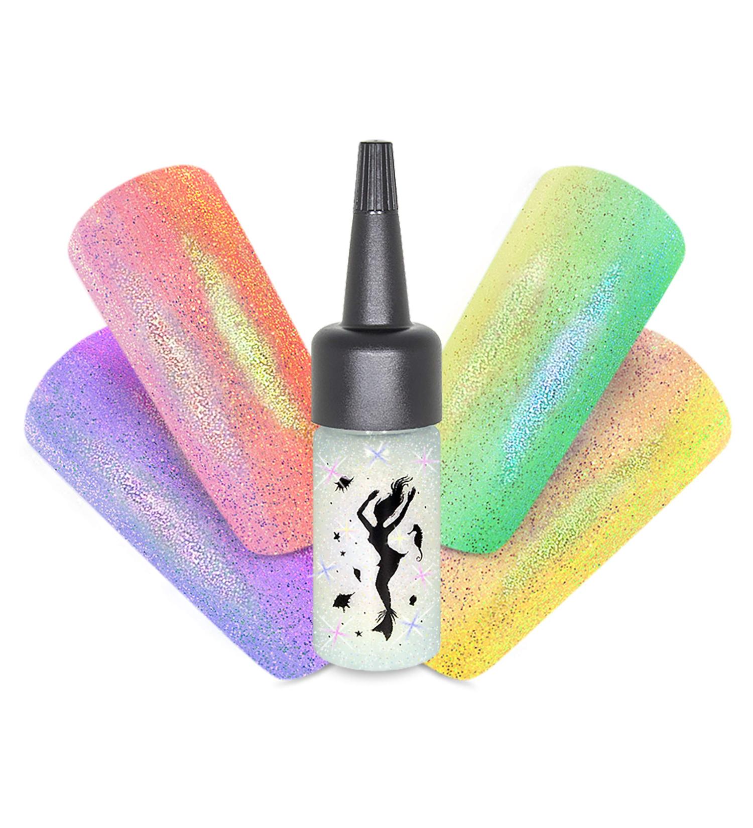 Nailart Mermaid Rainbow Pigment Powder - Holographic Nail Design | International Shipping Available - Buy Online on GoSupps.com