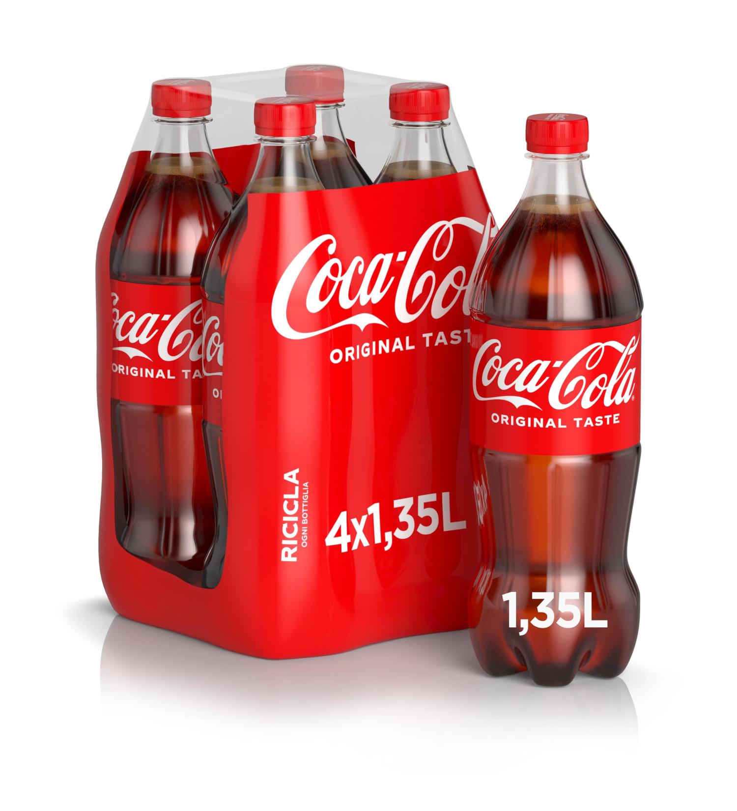  Coca-Cola Coca-Cola Grande Scorte 4 x 1.35 Liter Bottles - Buy Online on GoSupps.com