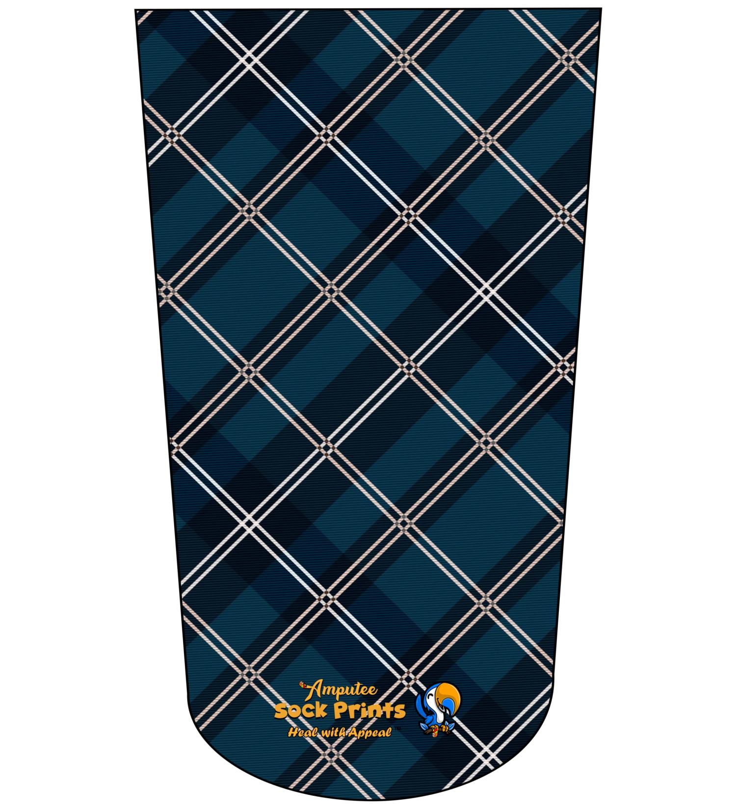 Amputee Sock BTKA Tartan V4 - 3PLY Residual Wound Over Shrinker Sock | Small-Large Sizes - Buy Online on GoSupps.com