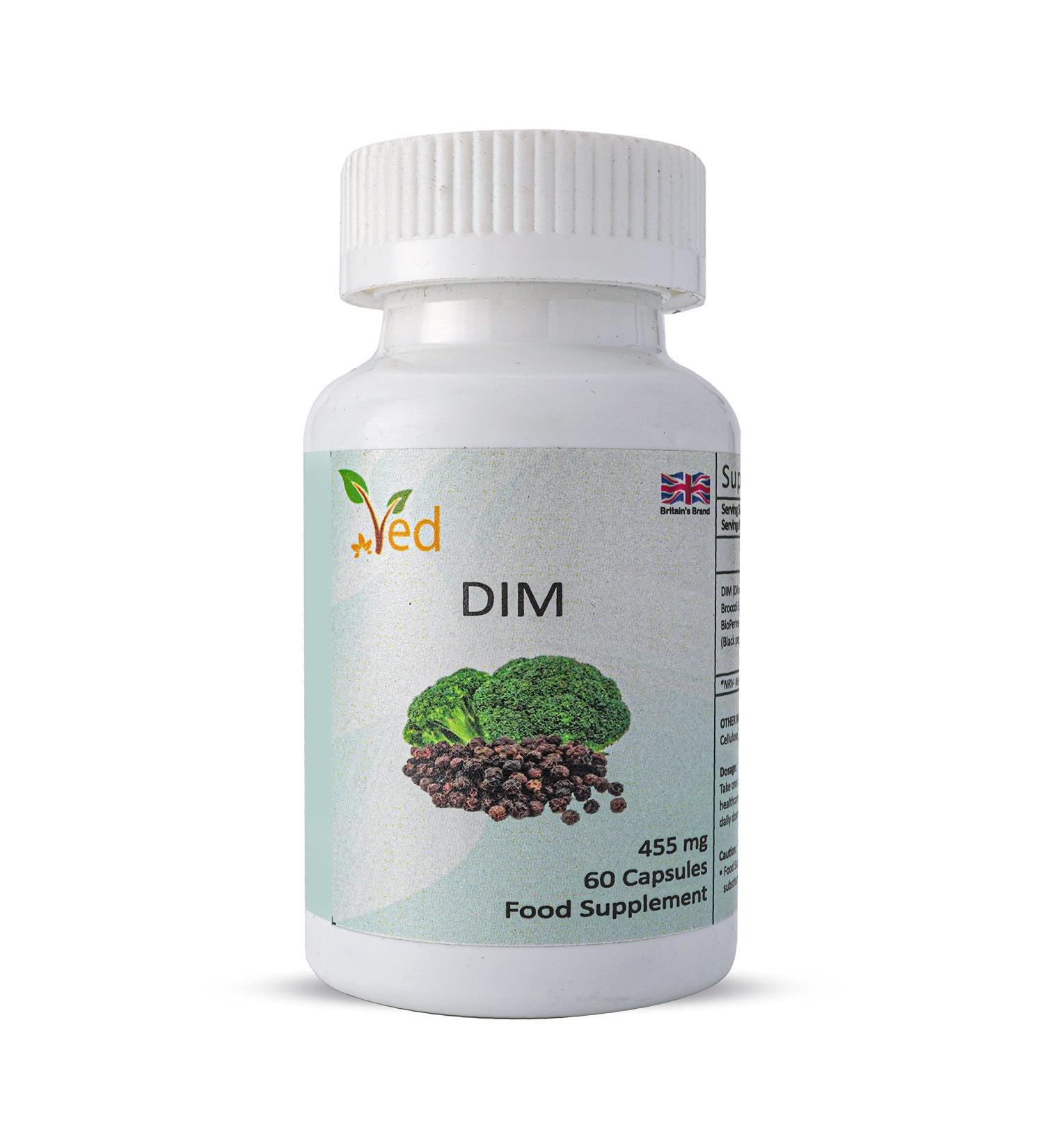 Buy DIM 455 mg - 60 Capsules for 60 Days Supply | Optimize Hormone Balance & Support Health - Fast International Shipping - Buy Online on GoSupps.com