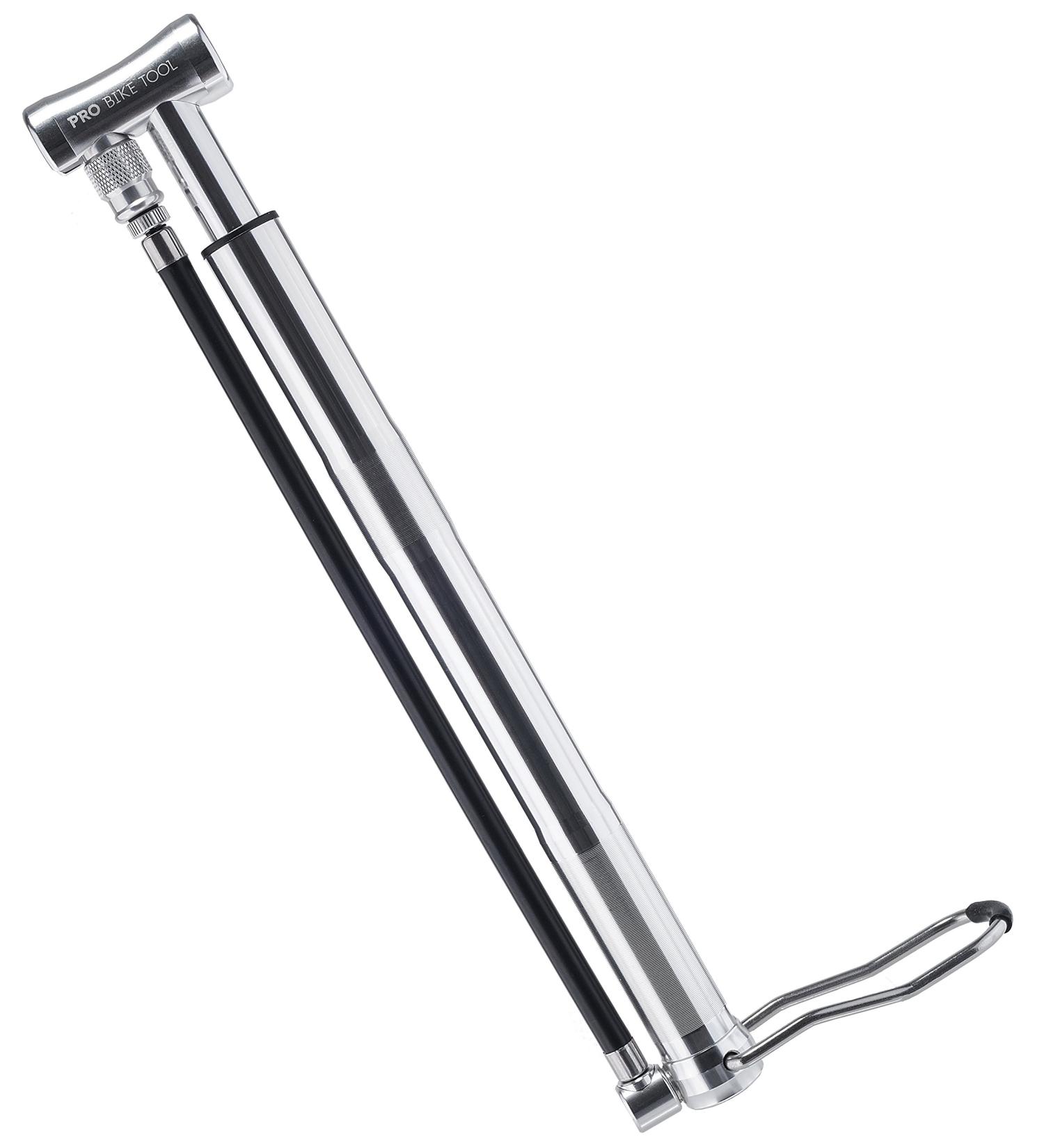 PRO BIKE TOOL Mini Floor Pump - Fast Tire Inflation - Presta & Schrader Valve - High Pressure Pump for Road & Mountain Bikes - Buy Online on GoSupps.com