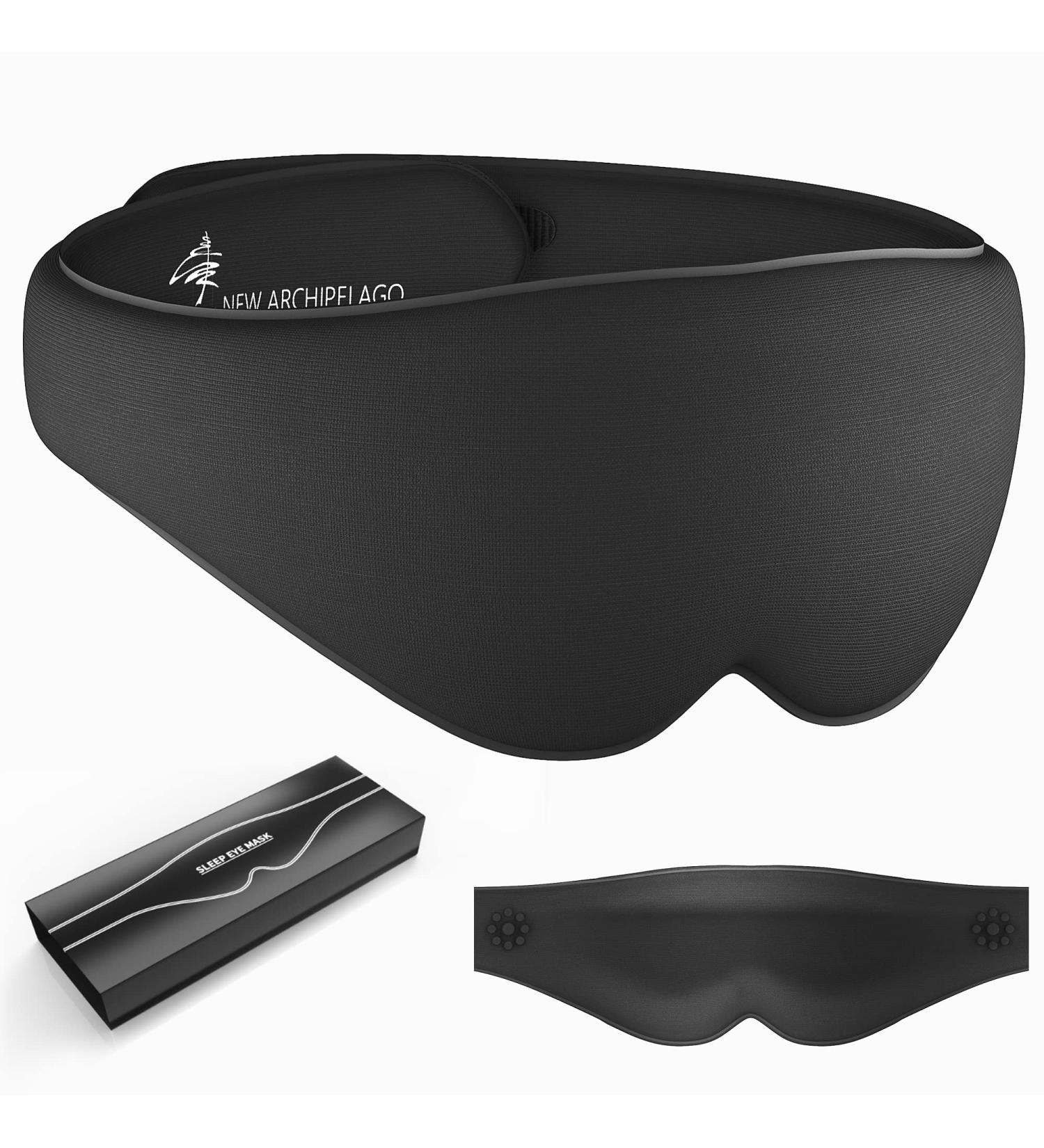 Archipelago Eye Sleeping Mask - Light Blocking Mask for Sleeping, Yoga, Travel - Adjustable Strap, 3D Contoured Sleep Mask for Women & Men - Buy Online on GoSupps.com