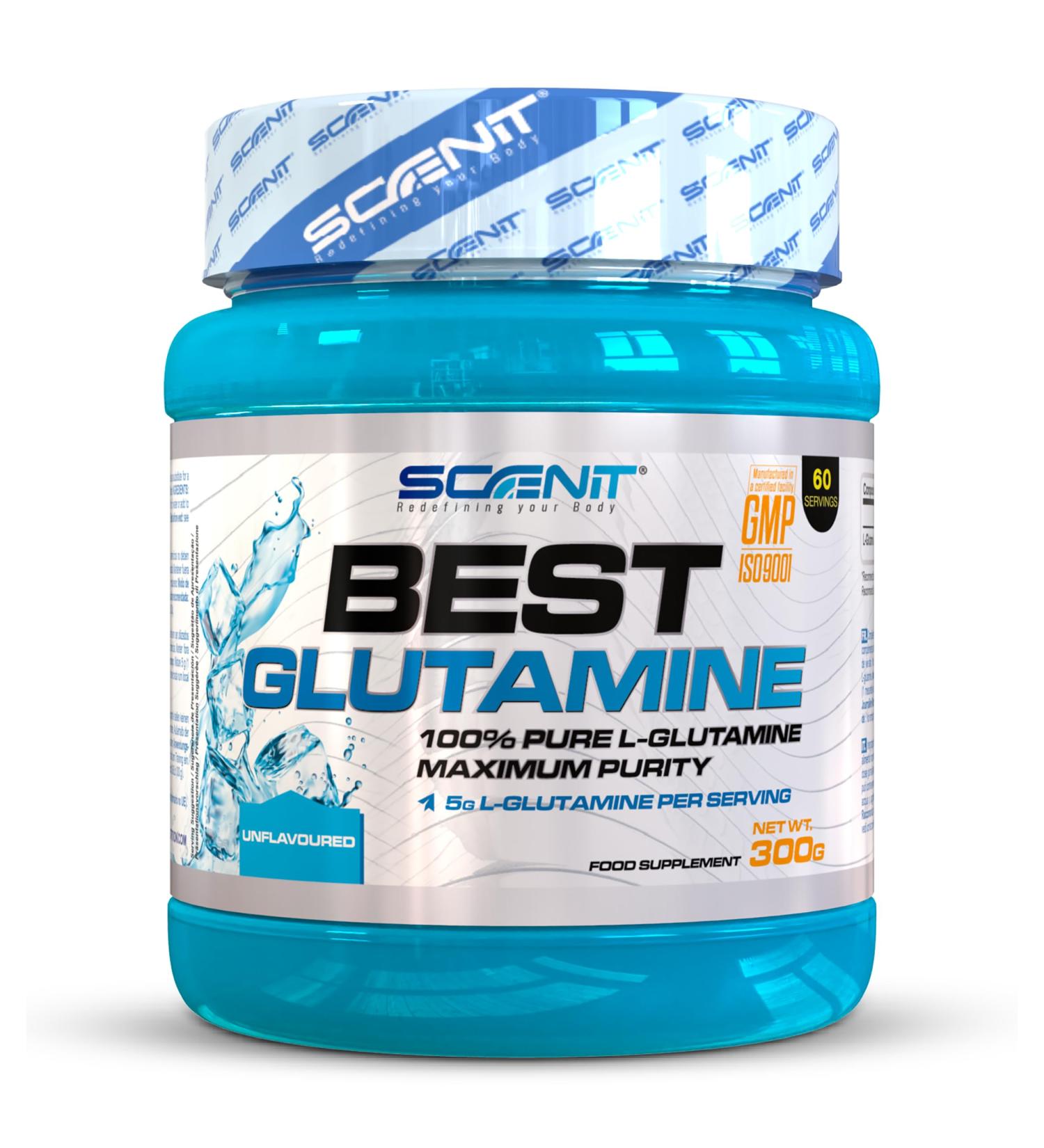 Premium L-Glutamine Powder (300g) - Best for Muscle Recovery & Immune Support - International Shipping Available - Buy Online on GoSupps.com