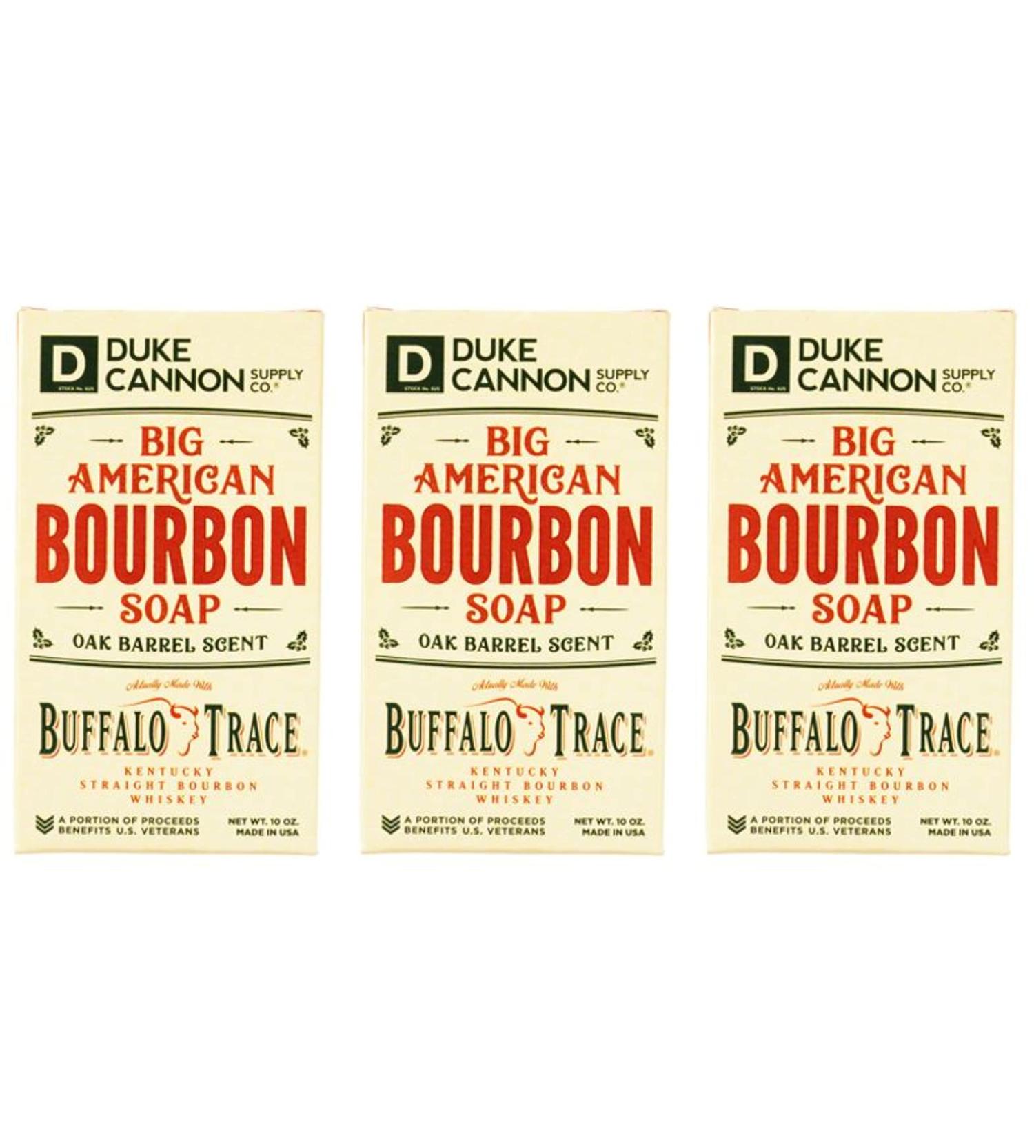 Duke Cannon Supply Co. Big Ass Brick of Soap Bar for Men Special Holiday Edition - Bourbon Scent 3 Pack - Buy Online on GoSupps.com