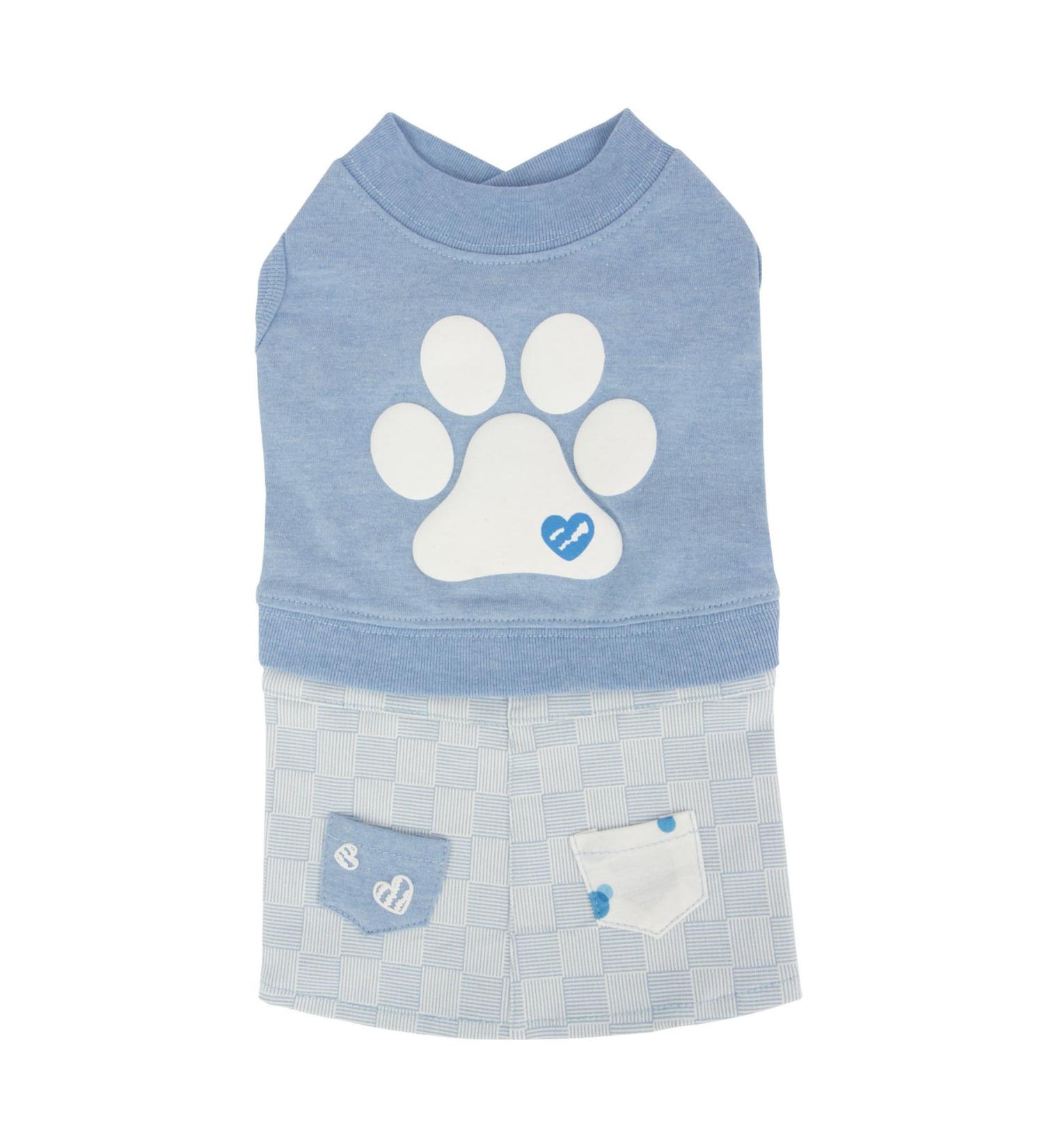Shop Pinkaholic New York NARA-OP7310 Dog Clothing - Stylish Blue Pawsh for Small Dogs | International Shipping Available - Buy Online on GoSupps.com