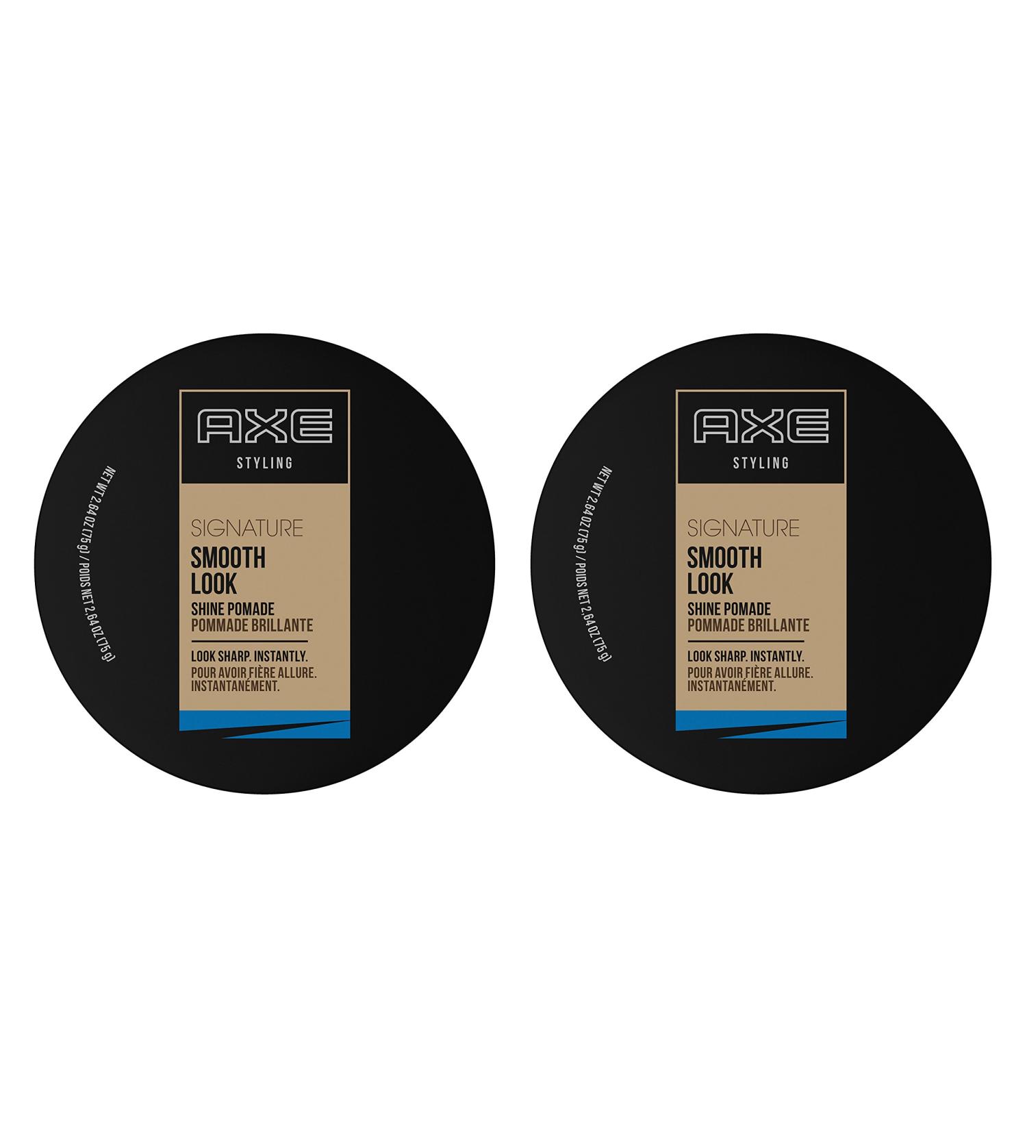 AXE Smooth Look Hair Pomade Shine 2.64 oz, Pack of 2 - Long-Lasting Hold & High Shine - Buy Online on GoSupps.com