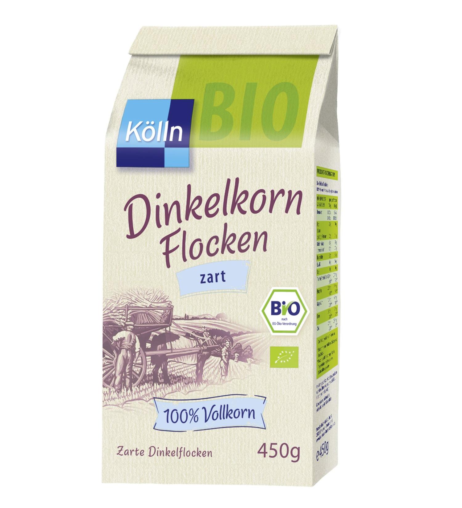 K lln 4502113669 Dinkelkorn Flocks Zart (450 g) - Buy Online on GoSupps.com