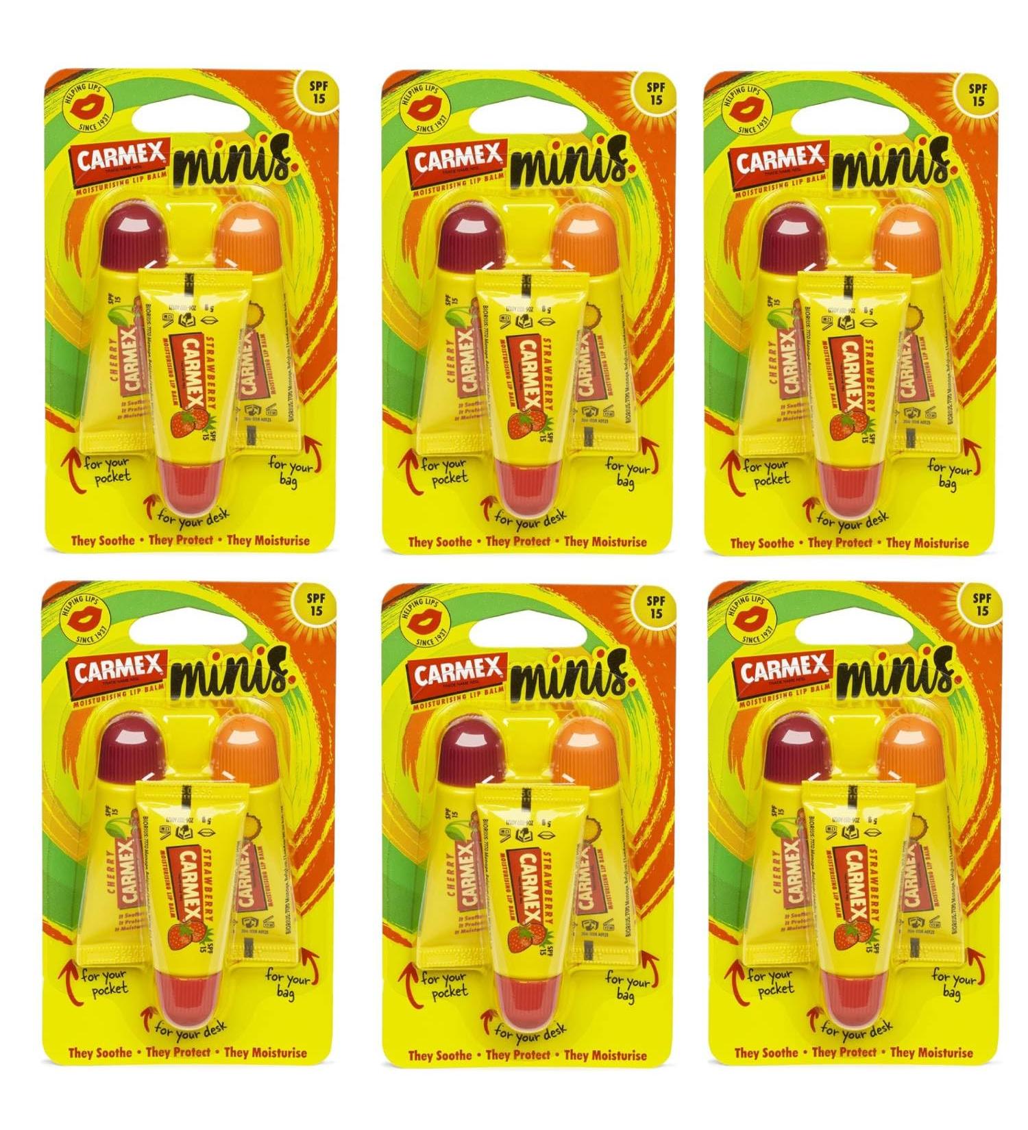 Carmex Carmex Lip Balm Various Fragrances (Mix Fruits 6 Units)