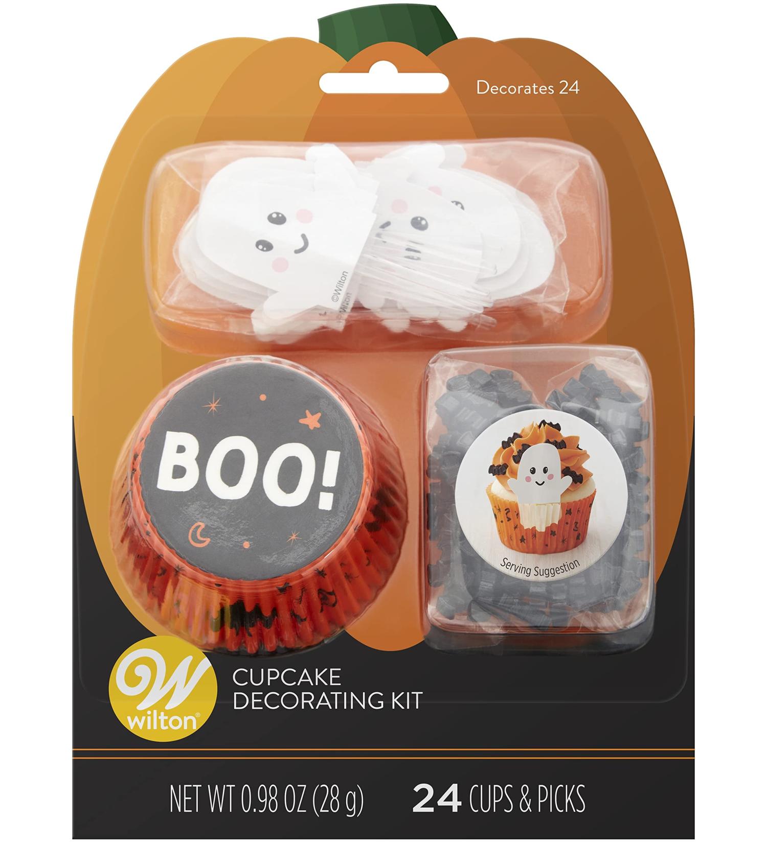 Cupcake Decorating Kit Ghost 24 ct