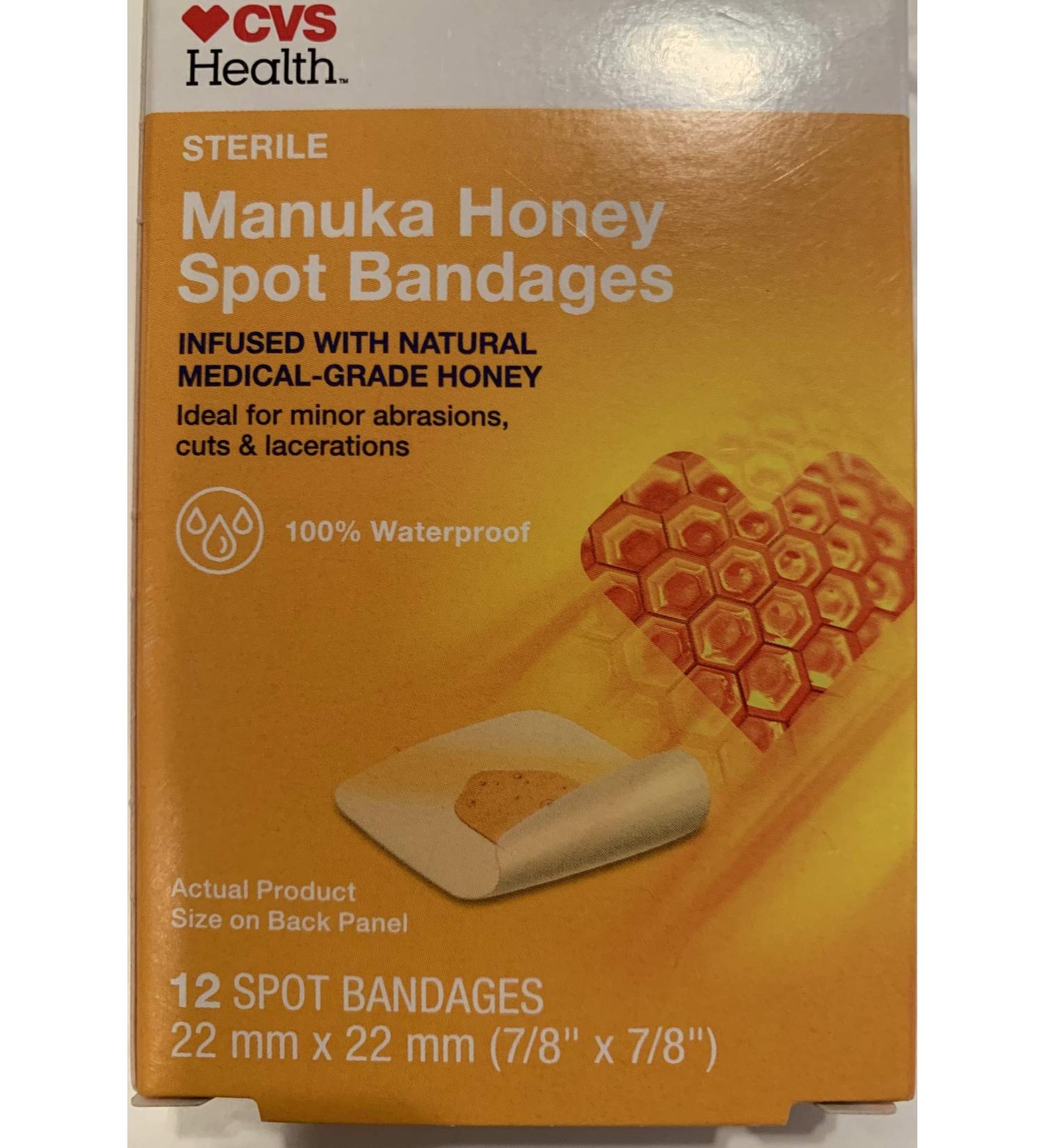 CVS Health Sterile Manuka Honey Adhesive Burn Pad (7/8" x 7/8" Spot)