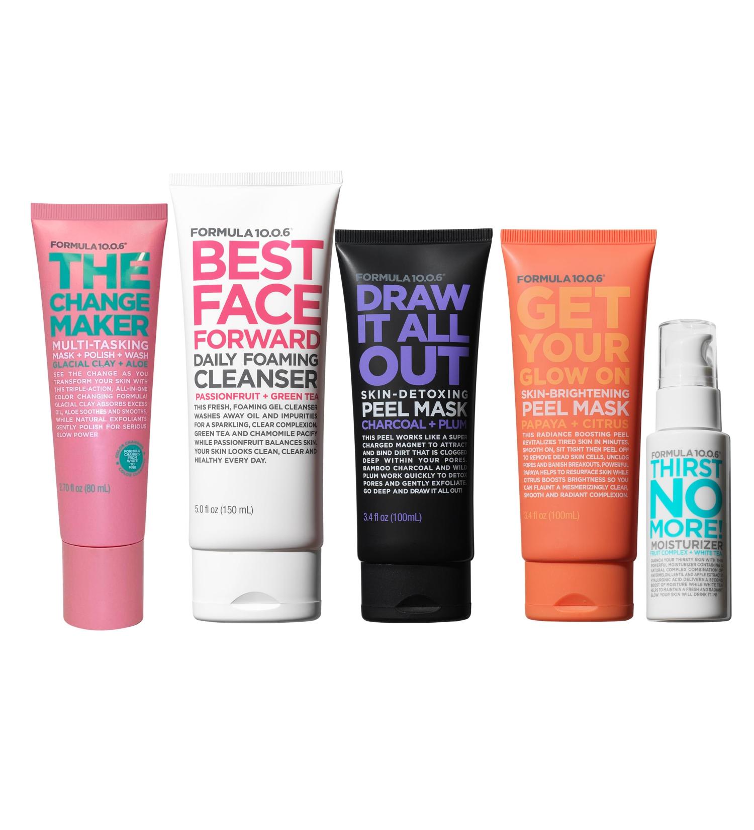 Formula 10.0.6 5pc Routine Ready Collection - International Shipping | Skincare Essentials for Healthy Skin - Buy Online on GoSupps.com