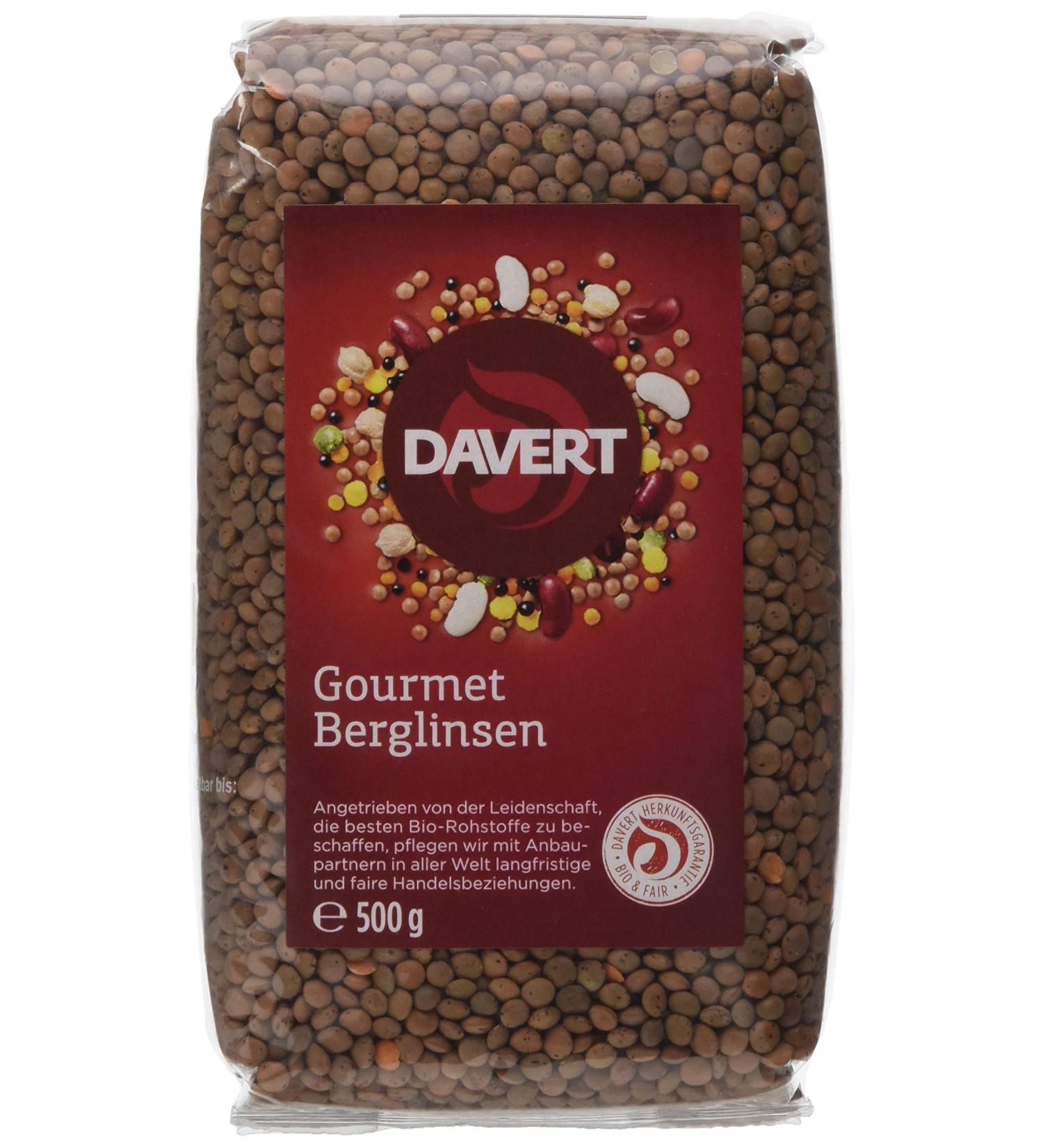 Buy Davert Berglinsen 500g - Organic Superfood for International Shipping - Buy Online on GoSupps.com
