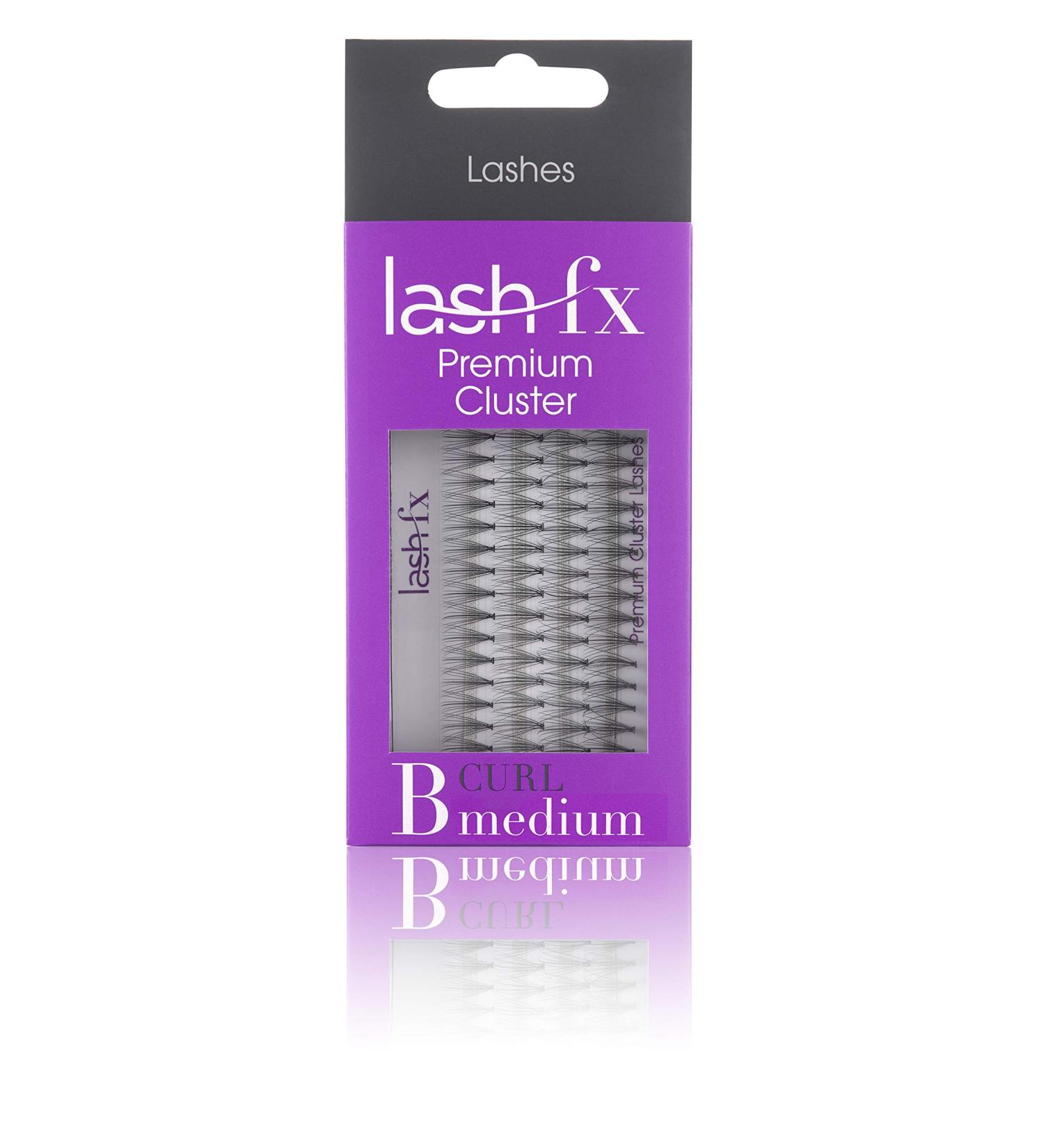 Lash FX B Curl Medium Premium Cluster Lash
