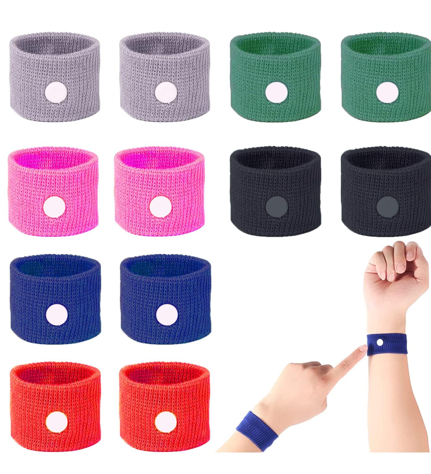 Kattst 6Pairs Motion Sickness Wristbands - Anti Nausea Bracelet for Car, Boat, Plane - Travel Relief - Buy Online on GoSupps.com