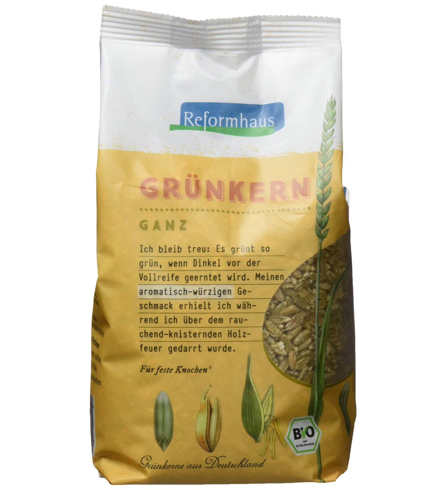 Buy Reformhaus Green Spelt Whole Organic - 500g | High-Quality International Shipping - Buy Online on GoSupps.com