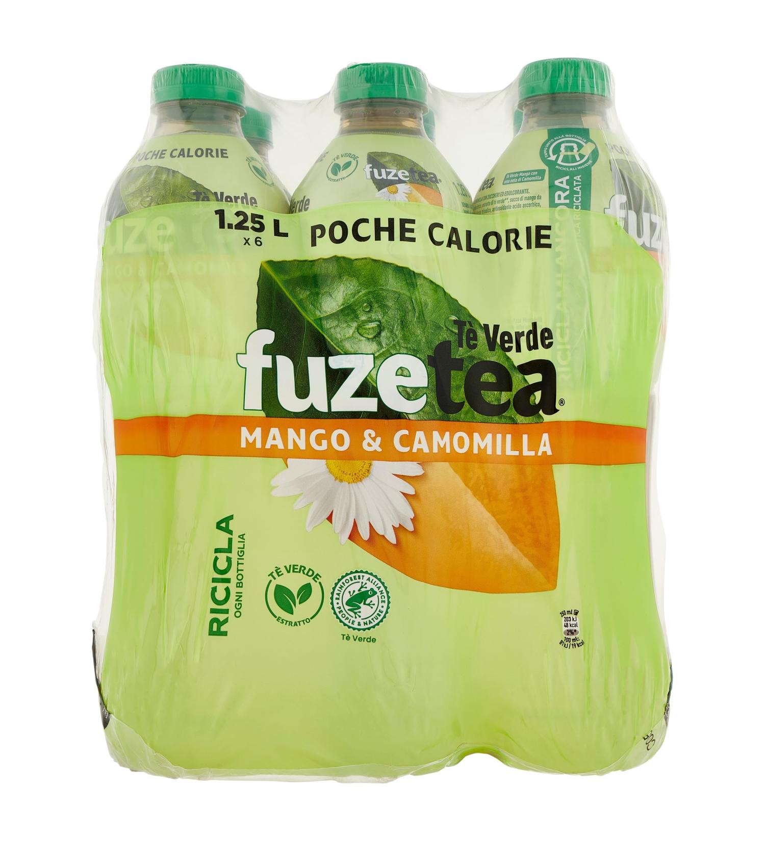 Fuze FUZE Tea Green Tea Harmony Mango/Chamomile Note 6 x 1.25 L