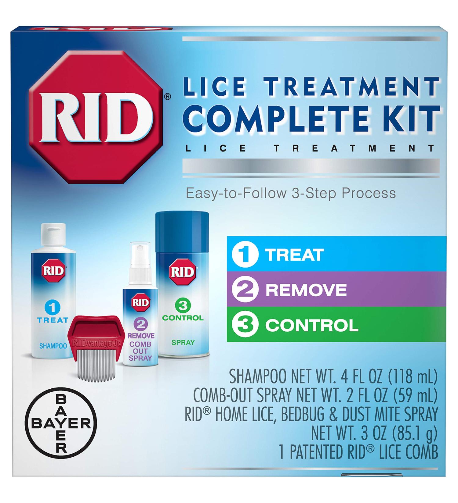 Rid Complete Lice Elimination Kit - Effective Solution for Lice Removal - Buy Online on GoSupps.com