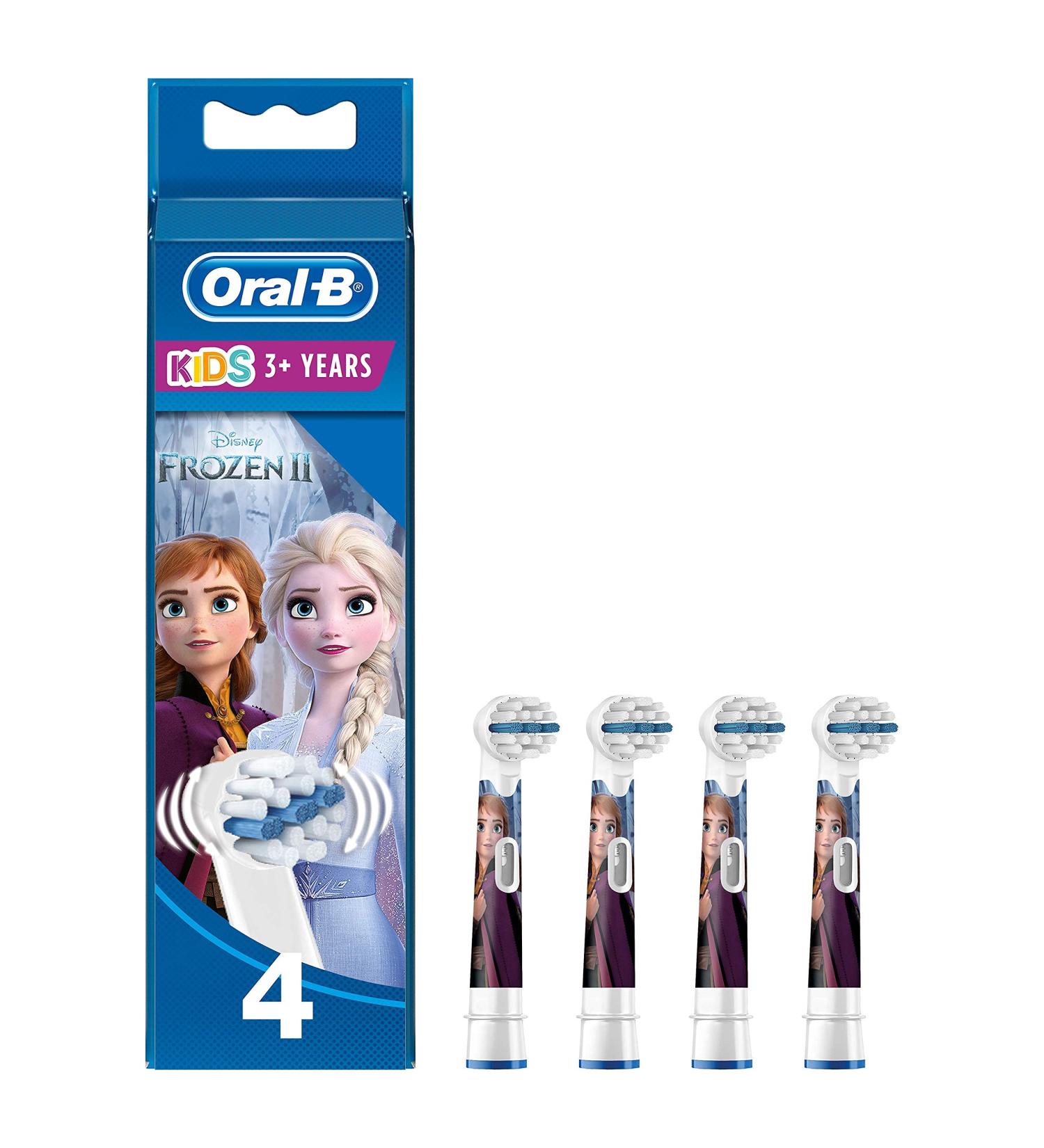 Oral-B Stages Power Frozen Kids Replacement Heads 4 Pack - Buy Online on GoSupps.com