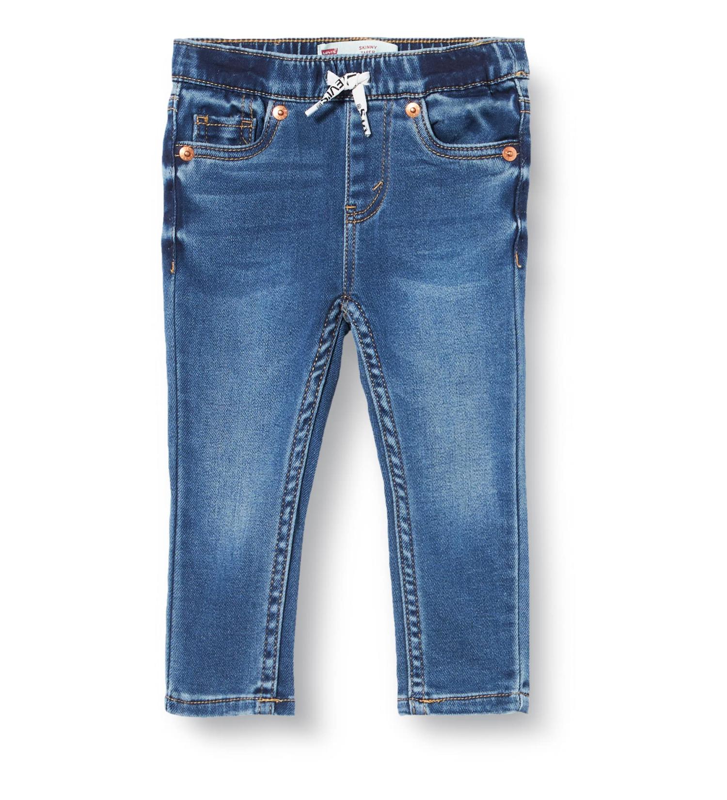 Levi's Kids Skinny Dobby Pull on Pants Baby Boys | 3 Months Tambourine - Buy Online on GoSupps.com