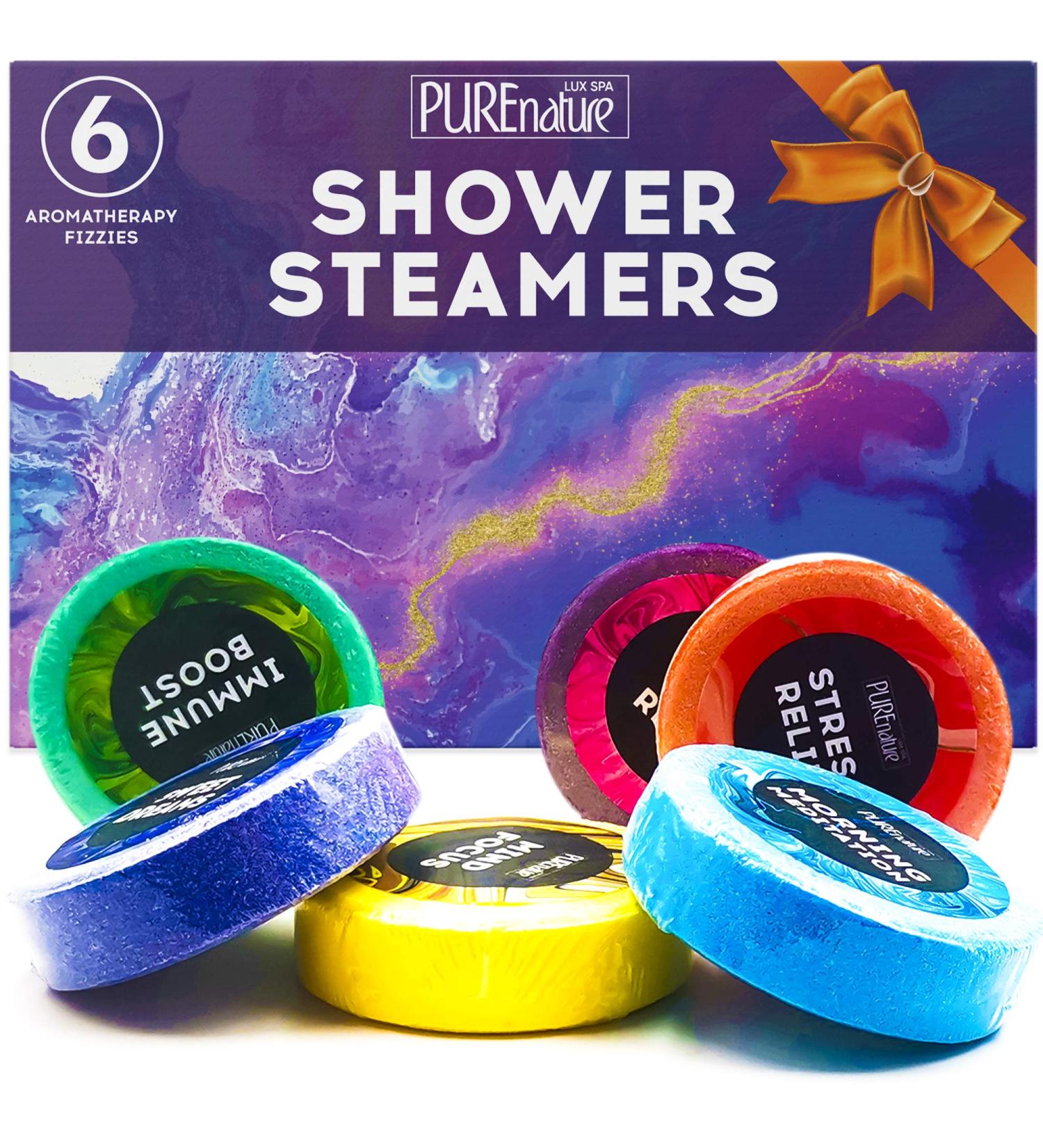 Aromatherapy Shower Steamers - Relaxing Bath Bombs for Stress Relief & Spa Gifts - Eucalyptus Lavender Tablets for Women & Moms - Buy Online on GoSupps.com