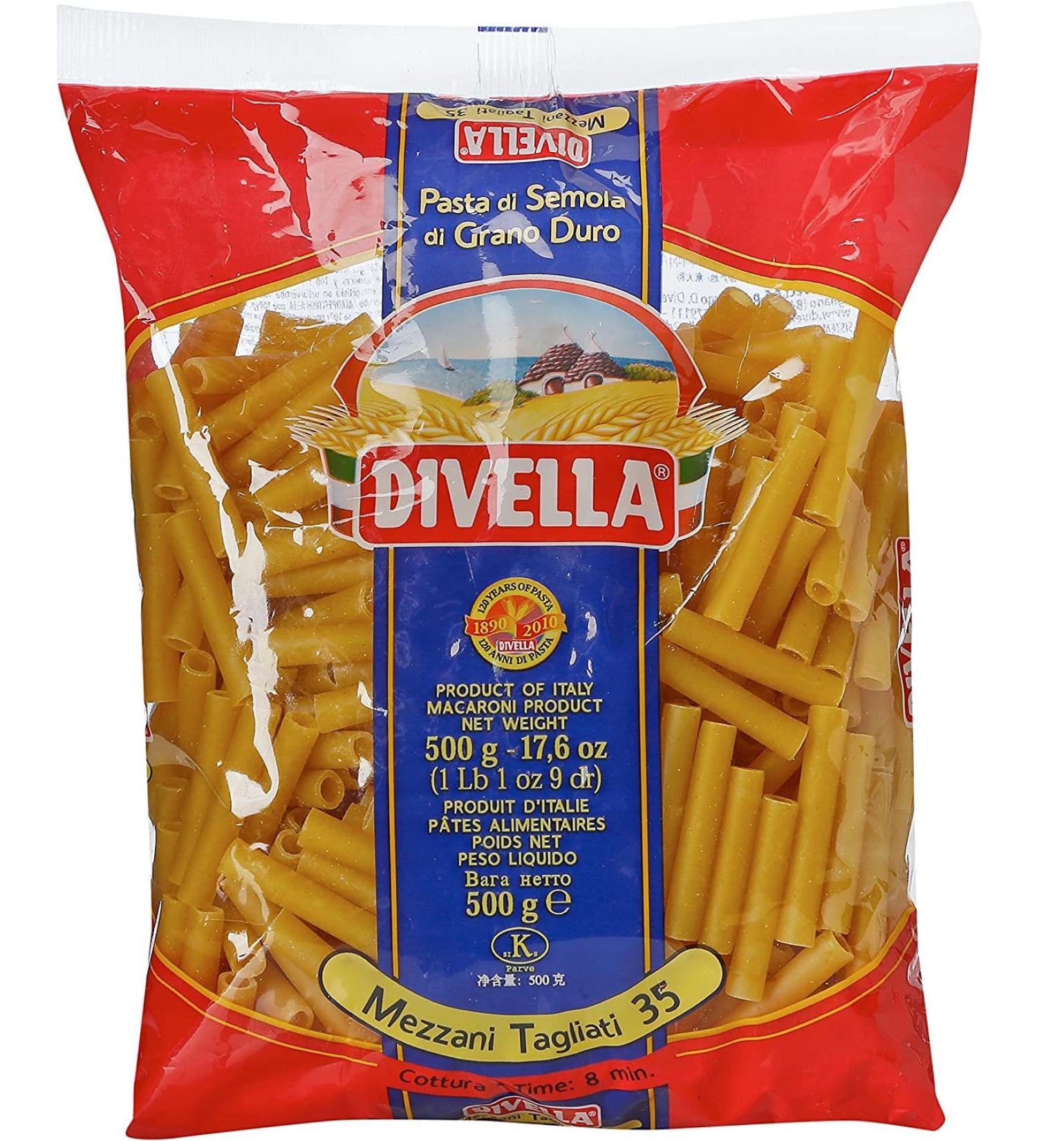  Italian Gourmet E.R. Divella Mezzani Tagliati N. 35 Set of 24 durum wheat semolina pasta 500 g + box Italian Gourmet Polpa di Pomodoro 400 g - Buy Online on GoSupps.com