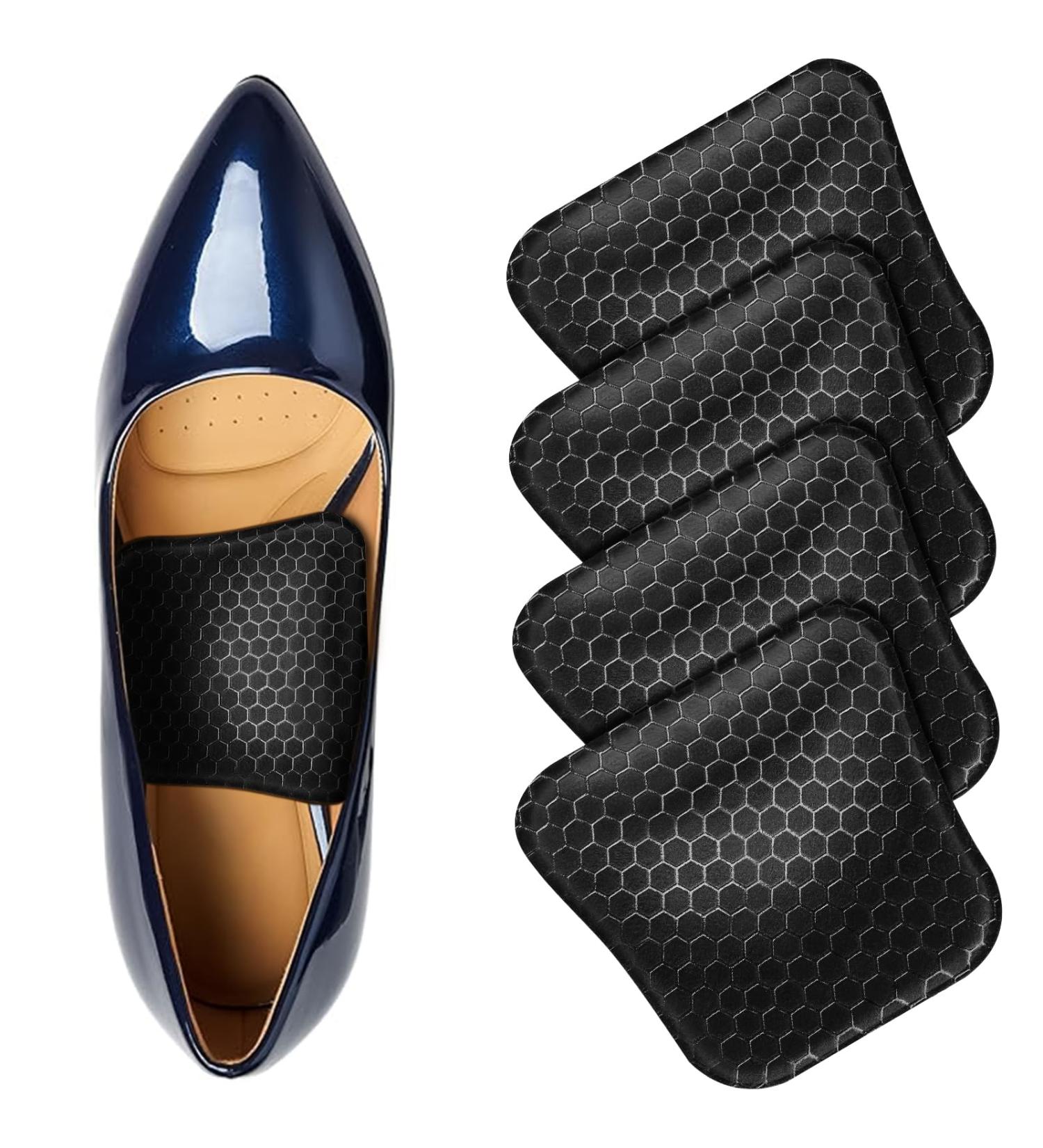 Arch Support Inserts for Women - Gel Pads for Flat Feet & Plantar Fasciitis Relief - Non-Slip & Adjustable Heights (High-Black - Buy Online on GoSupps.com